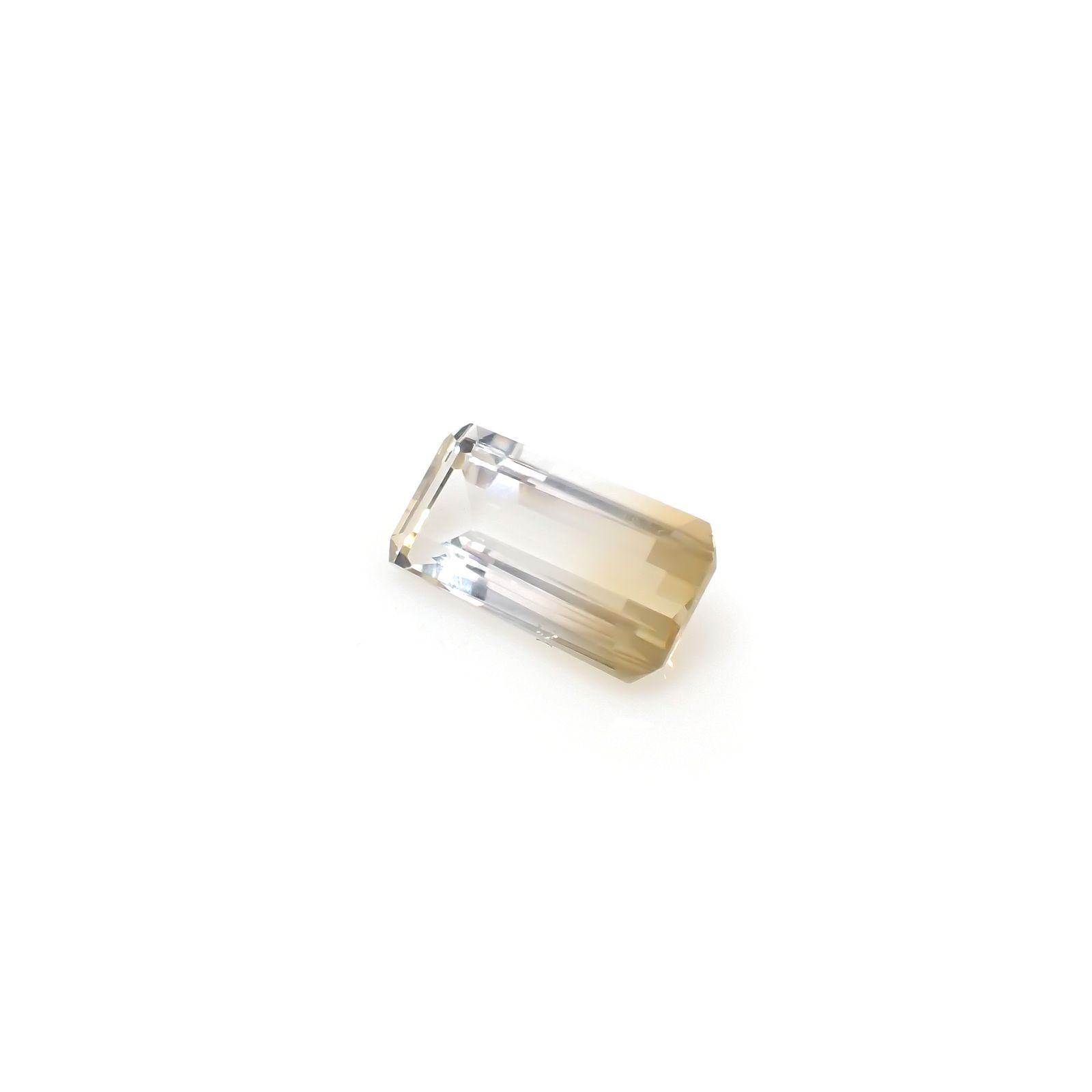 バイカラーシトリン ブラジル・ミナスジェライス州産 4.76ct[240326453]15x7.3mm前後