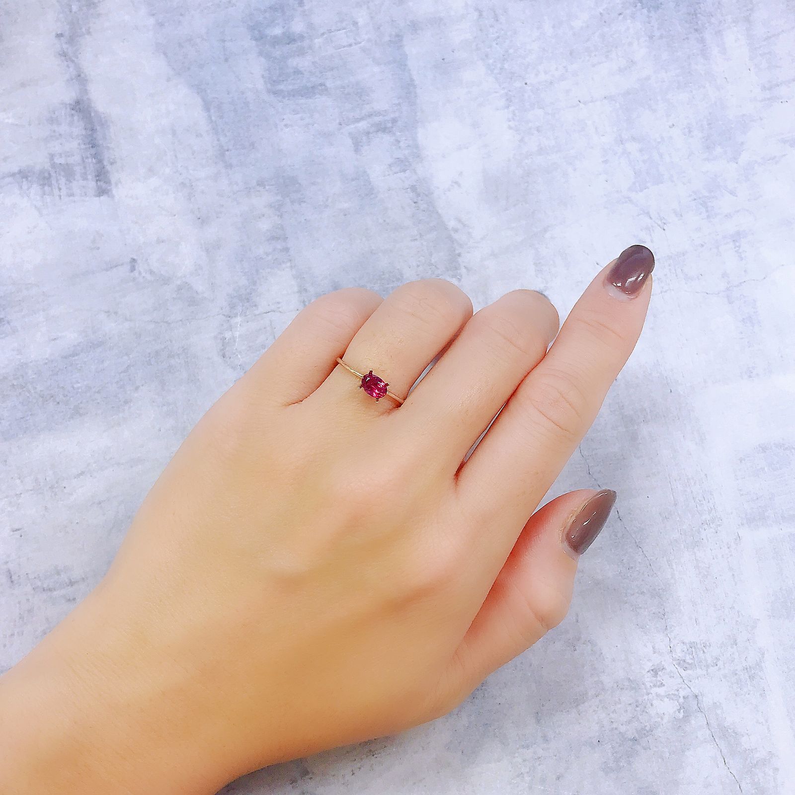 ルベライト ブラジル・ミナスジェライス州産 0.47ct[221018303]5.6x4mm前後
