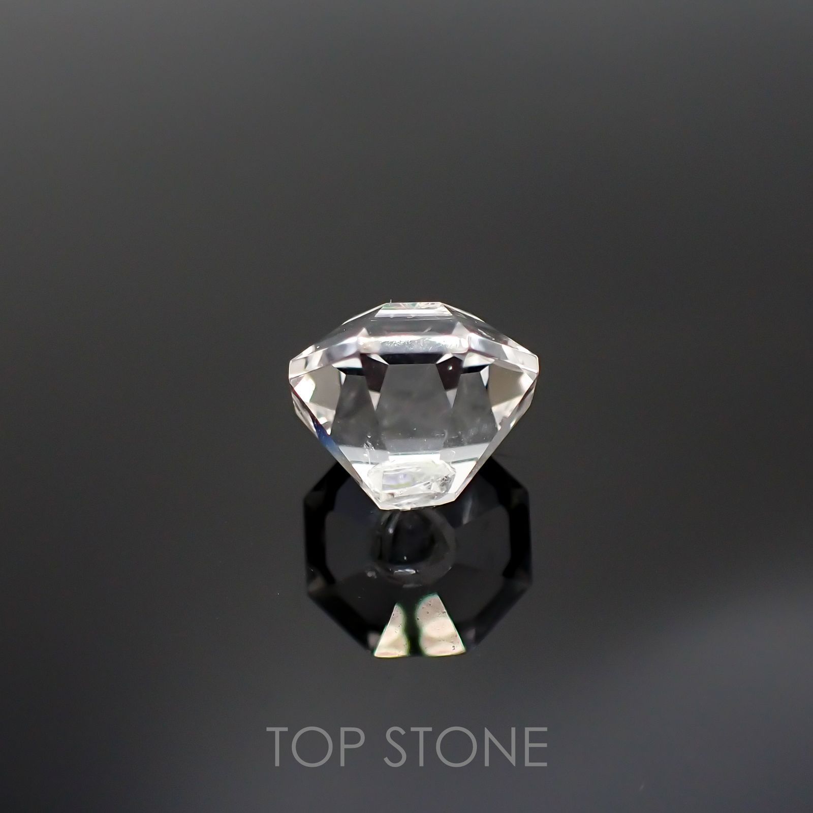 ◇オクタゴンカット◇フローライトインクォーツ マダガスカル産 5.88ct[220515710]11x10.9mm前後