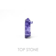 タンザナイト(宝石名タンザナイト) タンザニア産 原石・結晶 6.34ct 識別済[20073398]20.6×6.2mm前後