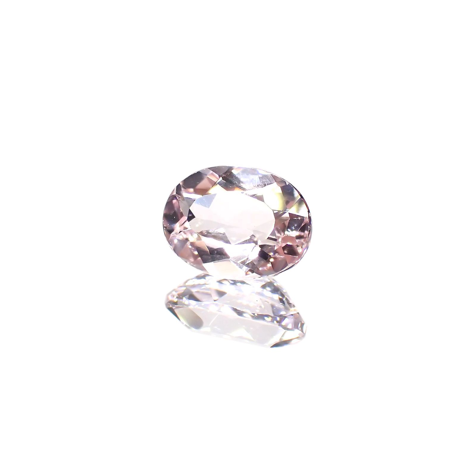 モルガナイト(宝石名モルガナイト)ナイジェリア産 1.20ct 識別済[220114008]8.2x6.2mm前後