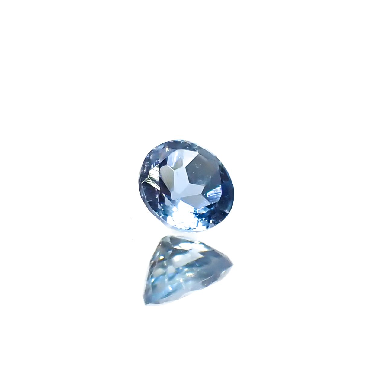 サンタマリアアクアマリン(宝石名アクアマリン)ブラジル産 0.15ct 識別済[240226020]3.3x3.3mm前後