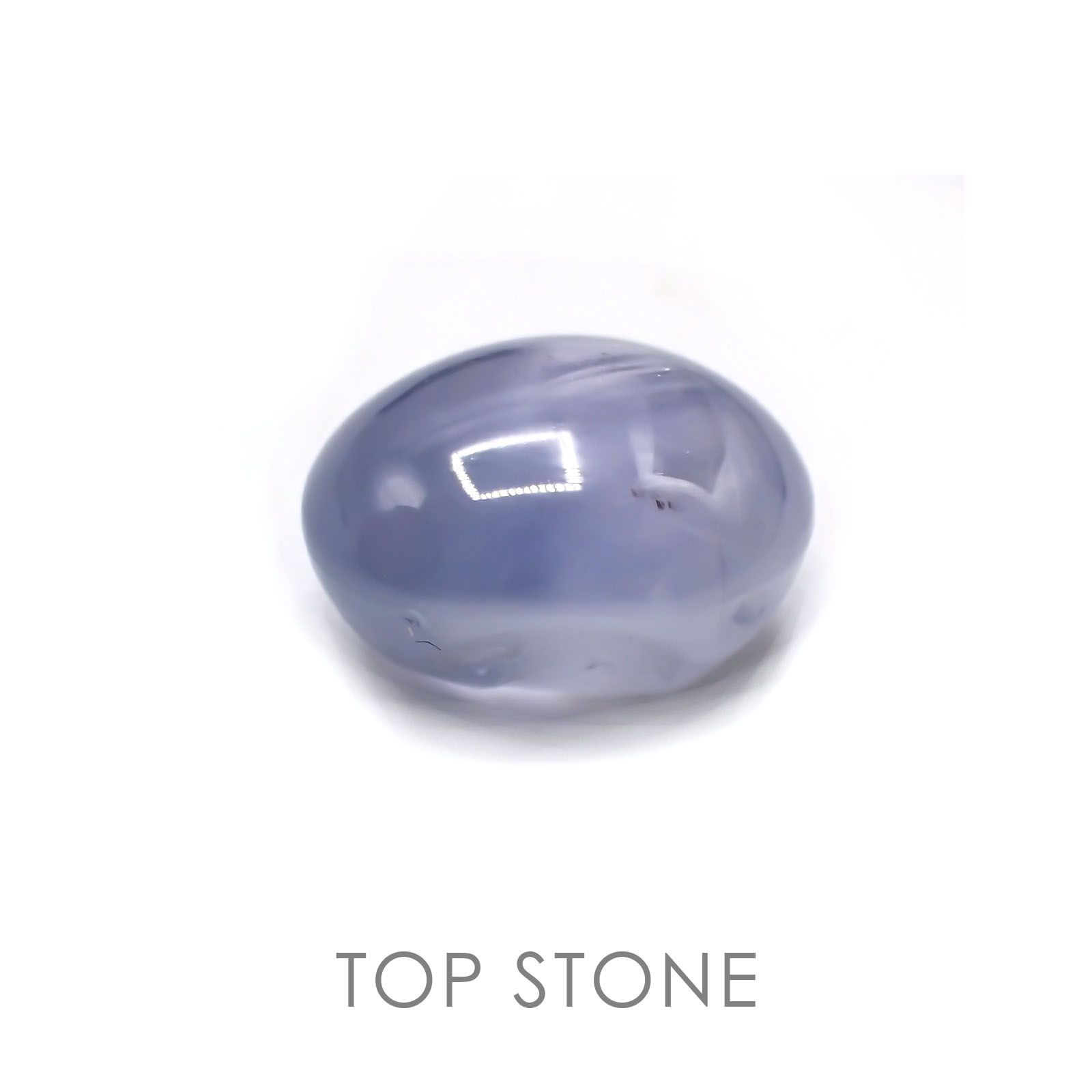 ブルースターサファイア(宝石名スター・サファイア) ビルマ産 2.890ct ソ付(彩珠)[210510228]8×6.5mm前後