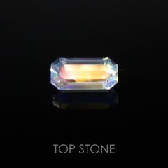 レインボームーンストーン(アンデシンラブラドライト) マダガスカル産 ルース 1ct[210310130]8.8×4.2mm前後