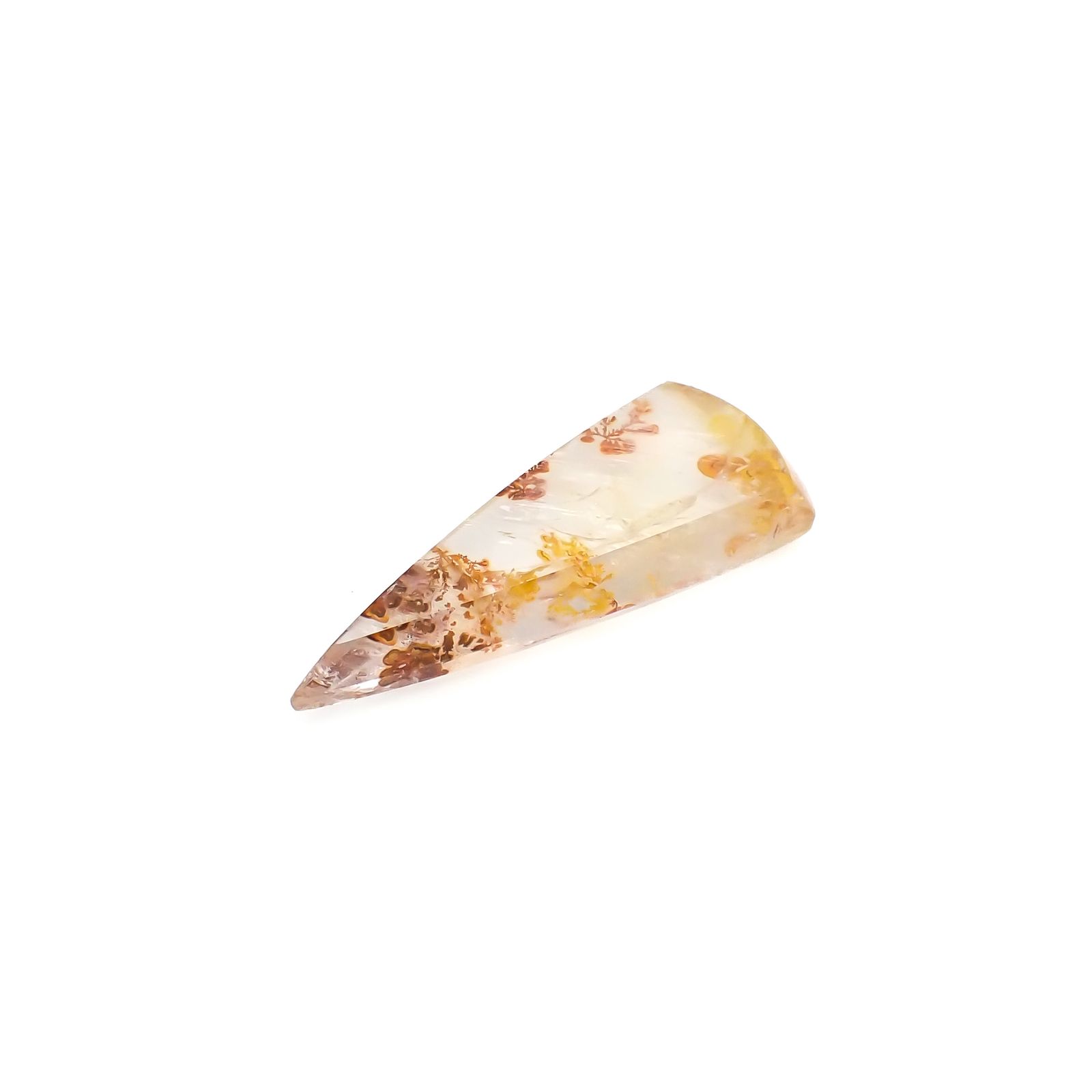 レッドデンドリチッククォーツ ブラジル産 23.55ct[230321122]37.7x15.4mm前後