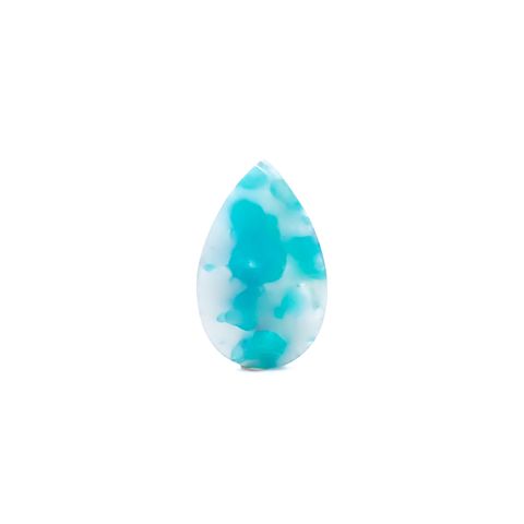 ◇リバーシブル◇パライバトルマリンインクオーツ ブラジル産 3.01ct / 15.9x10mm前後 [260932731]