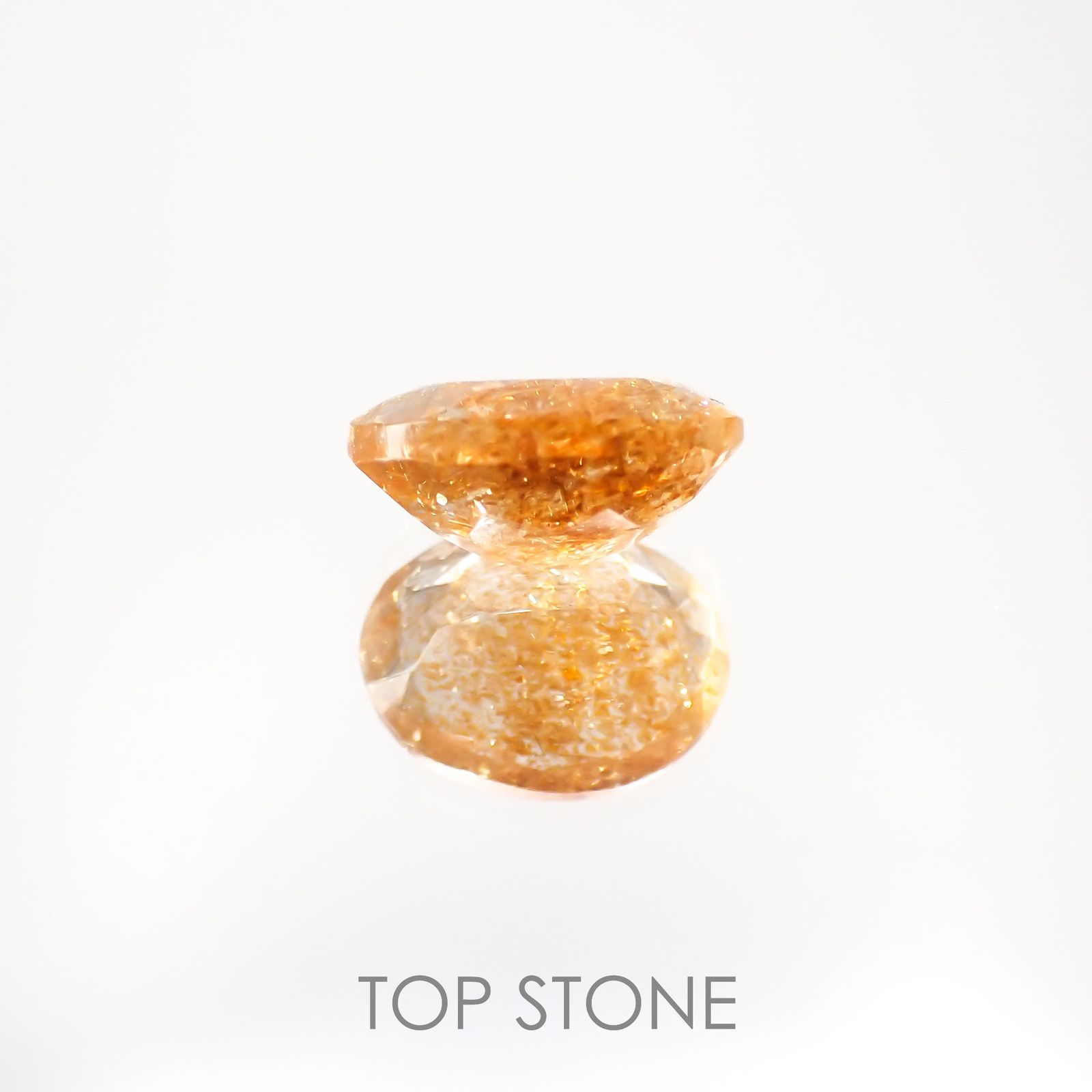 イリュージョンサンストーン インド産 1.61ct[221219253]8.9x7mm前後