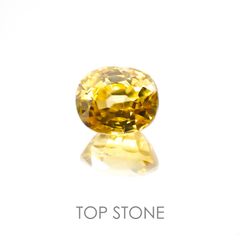 イエロージルコン スリランカ,カンボジア産 ルース 1.79ct[21018072]6.8×5.7mm前後
