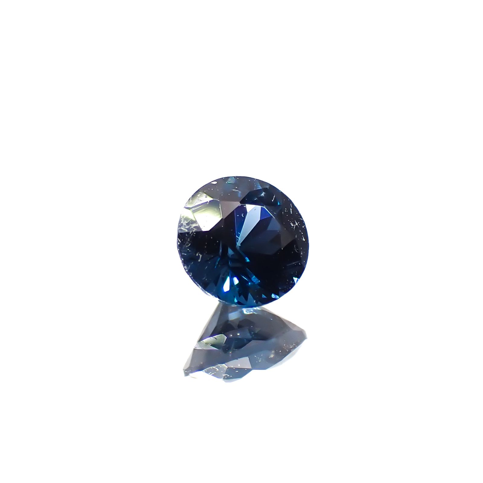 コバルトブルースピネル(宝石名ブルー・スピネル)タンザニア産 0.237ct ソ付(日独)[240928997]3.71x3.74mm前後