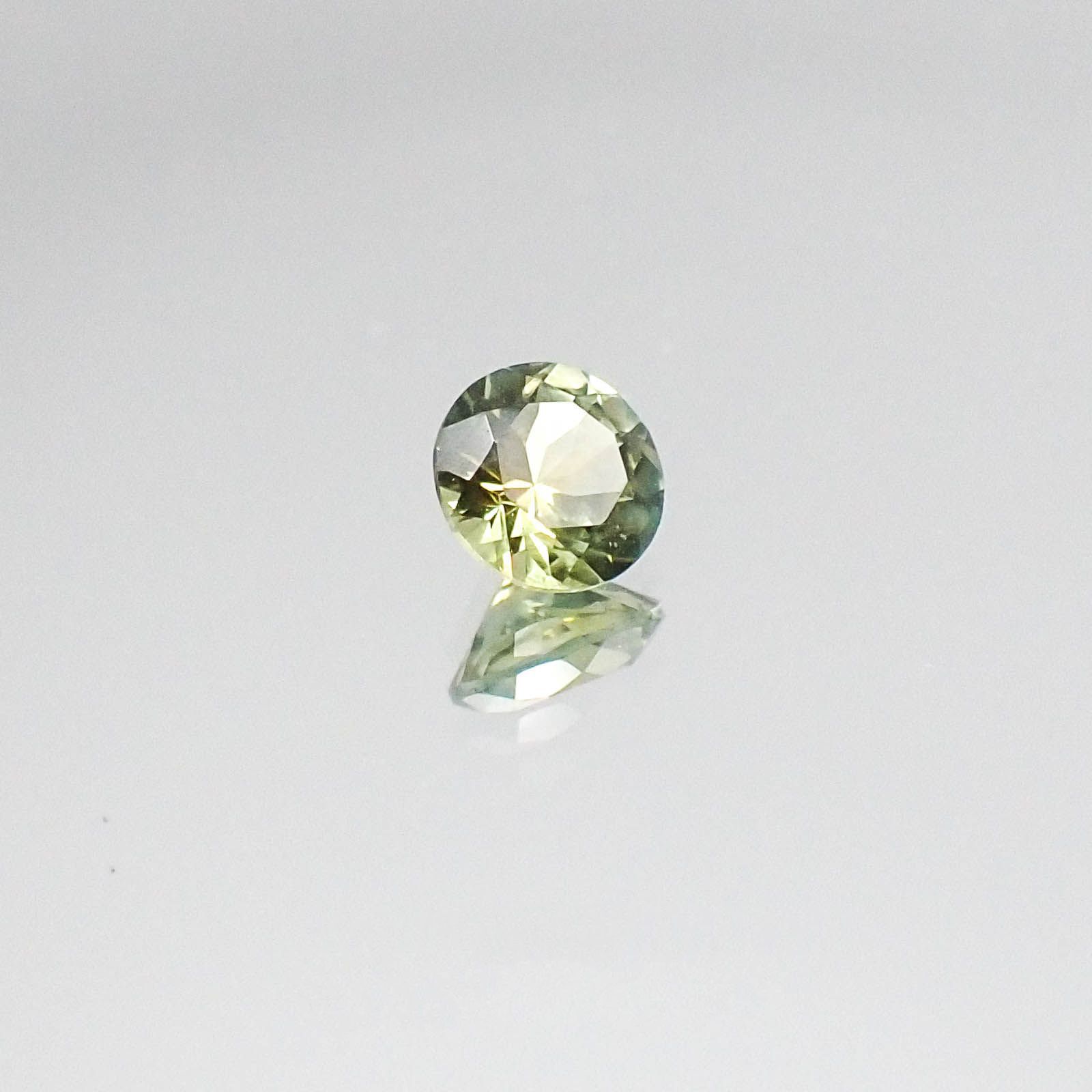 モンタナサファイア アメリカ産 ルース 0.45ct[20073885]4.6×4.6mm前後