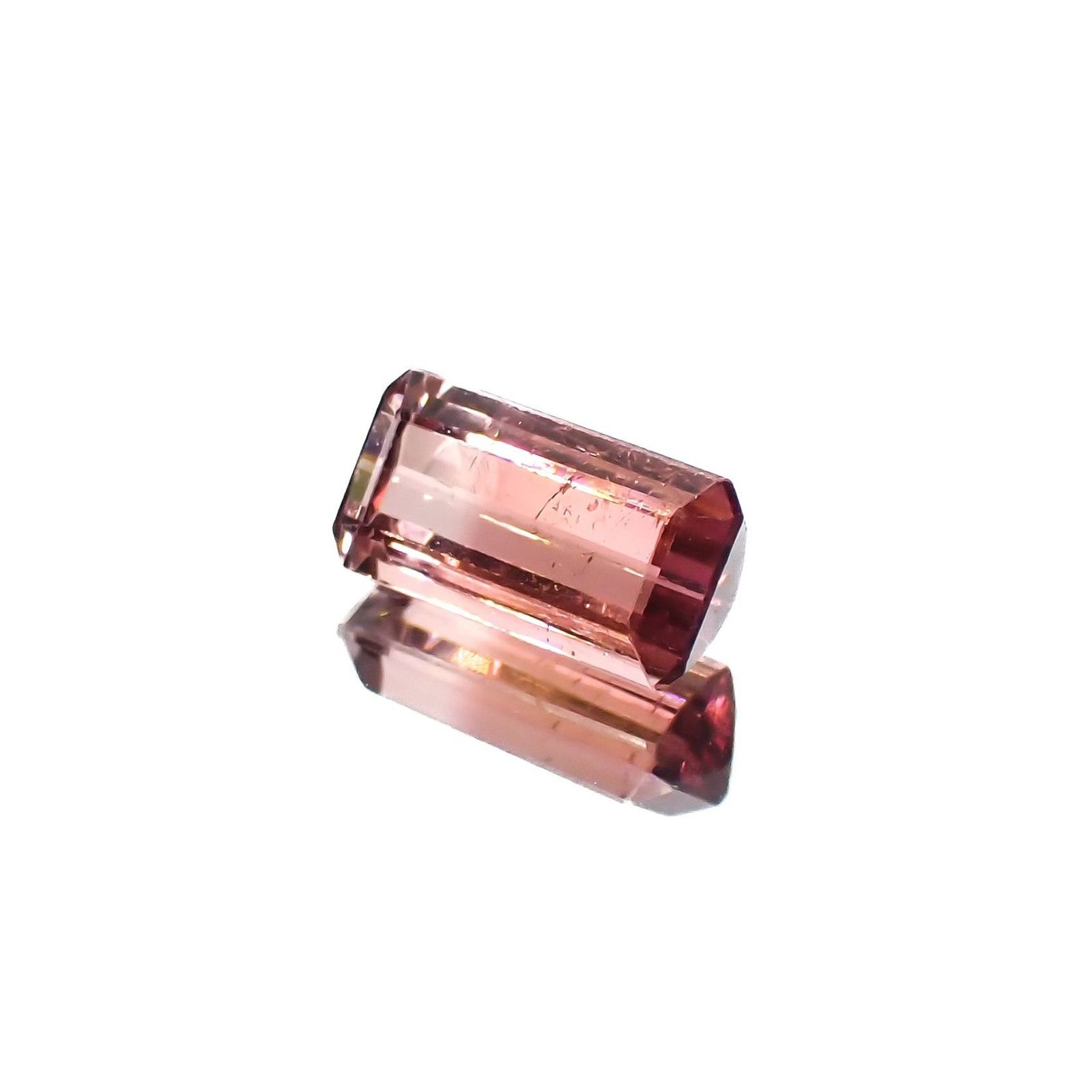 バイカラートルマリン(宝石名トルマリン)アフガニスタン産 識別済 1.49ct / 8.7x4.6mm前後 [260719558]