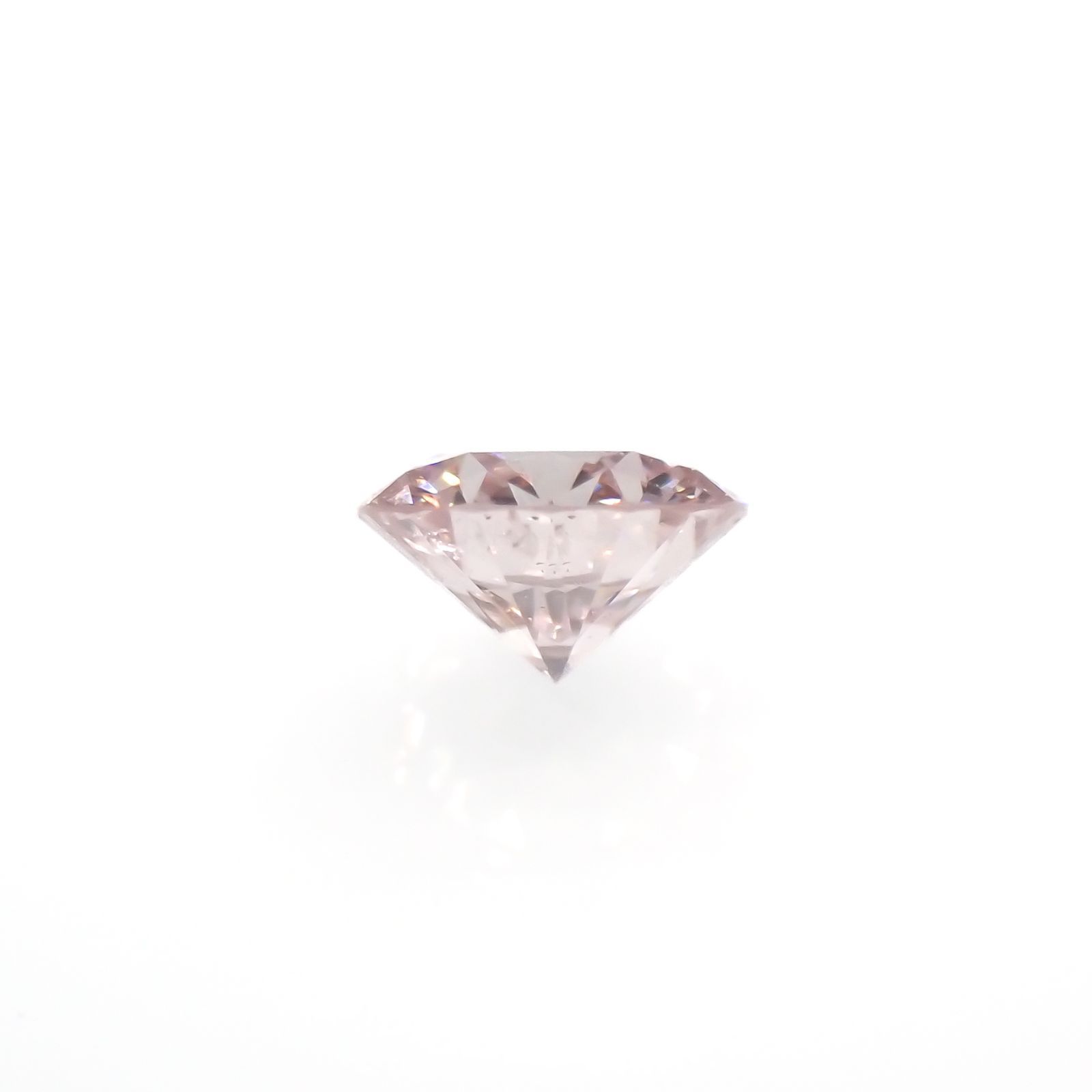 ピンクダイヤモンド (宝石名ダイアモンド)I-1 / FANCY LIGHT PINK 0.083ct ソ付(CGL)[220716972]2.85x2.86mm前後