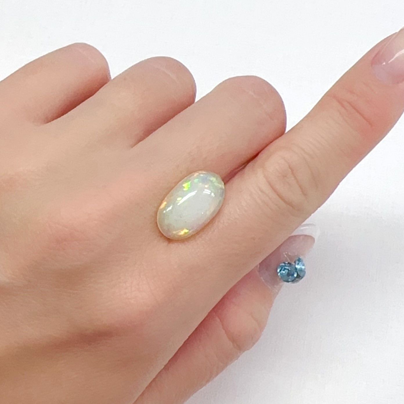 ハニカムオパール エチオピア産 5.13ct[240427154]16.9x10.3mm前後