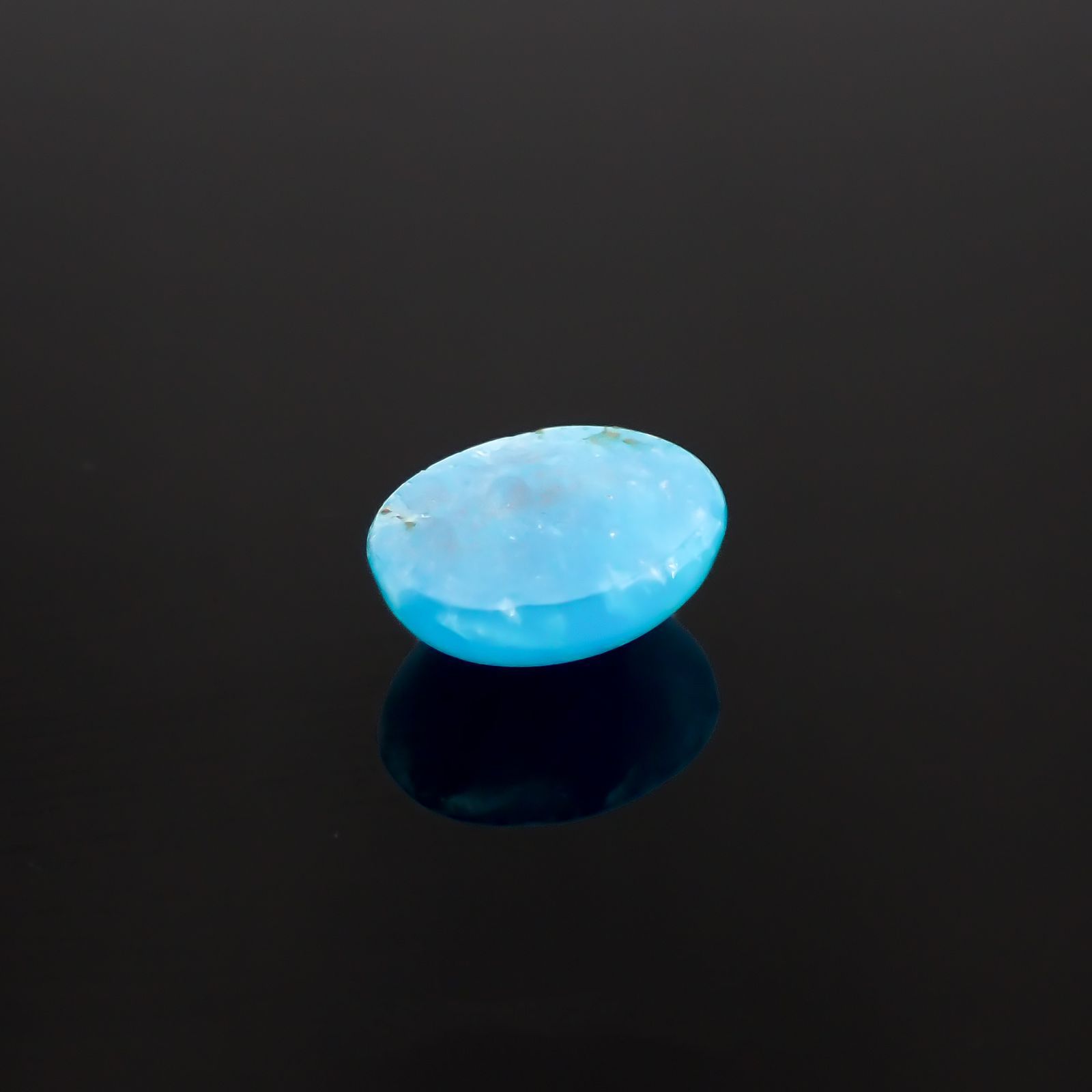 ヘミモルファイト(宝石名ヘミモルファイト)コンゴ産 4.053ct ソ付(彩珠)[230119870]10.8x8.8mm前後