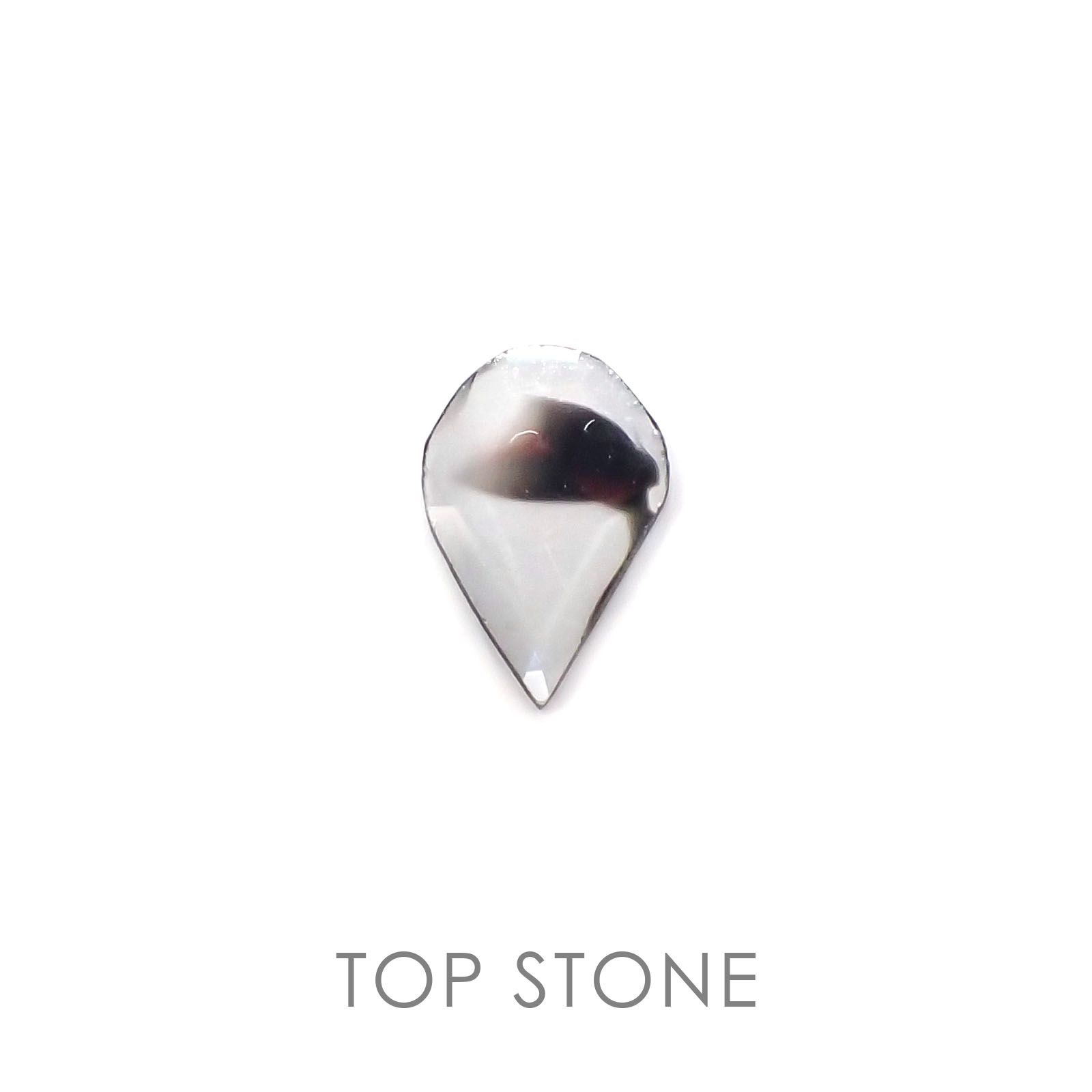 スライスカットダイヤモンド 南アフリカ産 原石・結晶 0.13ct[20106573]7×4.8mm前後