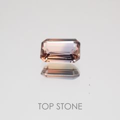バイカラーサファイア(宝石名バイカラー・サファイア) タンザニア産 0.28ct 識別済[21029758]4.5×3.2mm前後