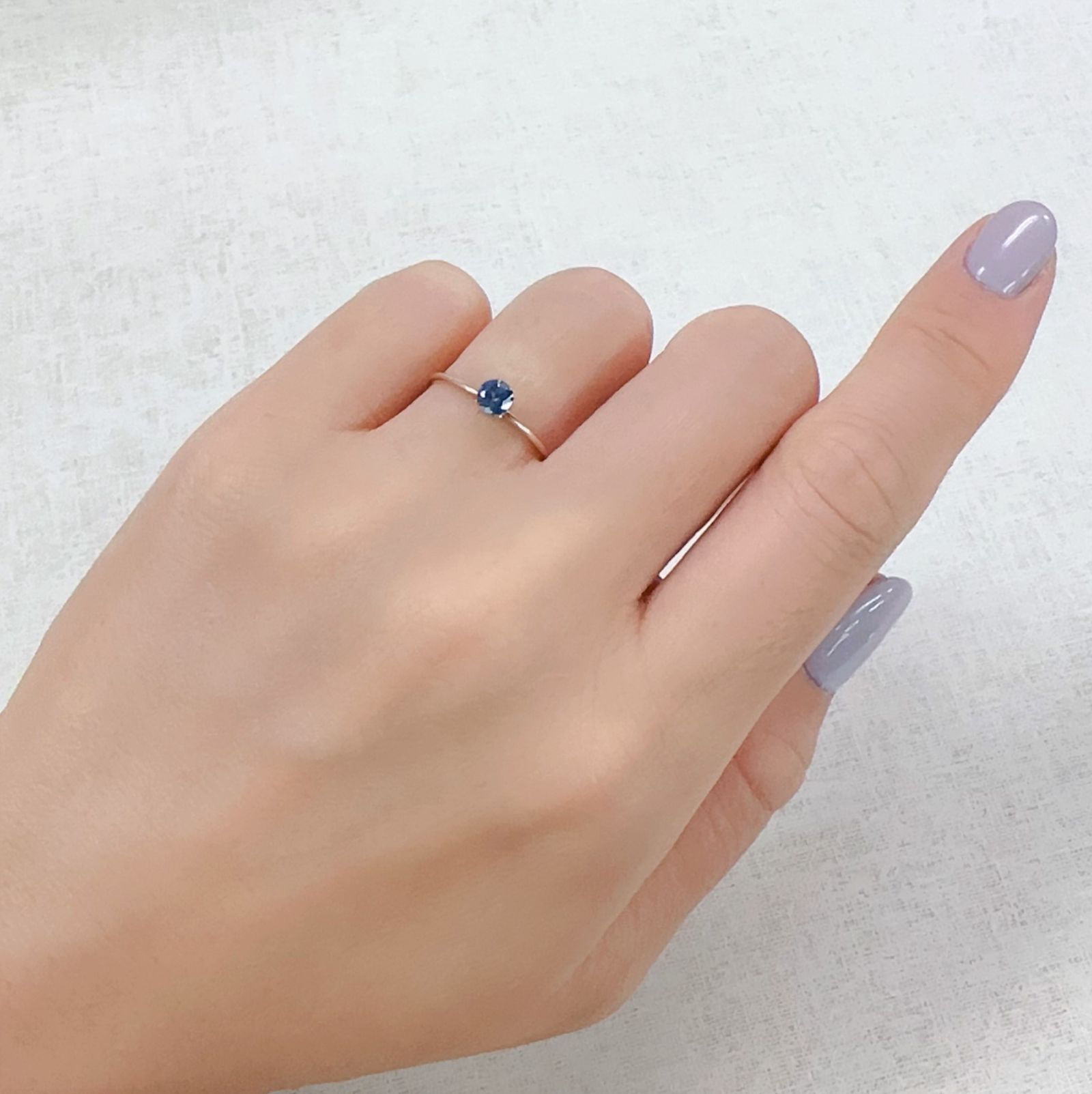 モンタナサファイア アメリカ・モンタナ州産 0.31ct[230823026]3.9x3.9mm前後