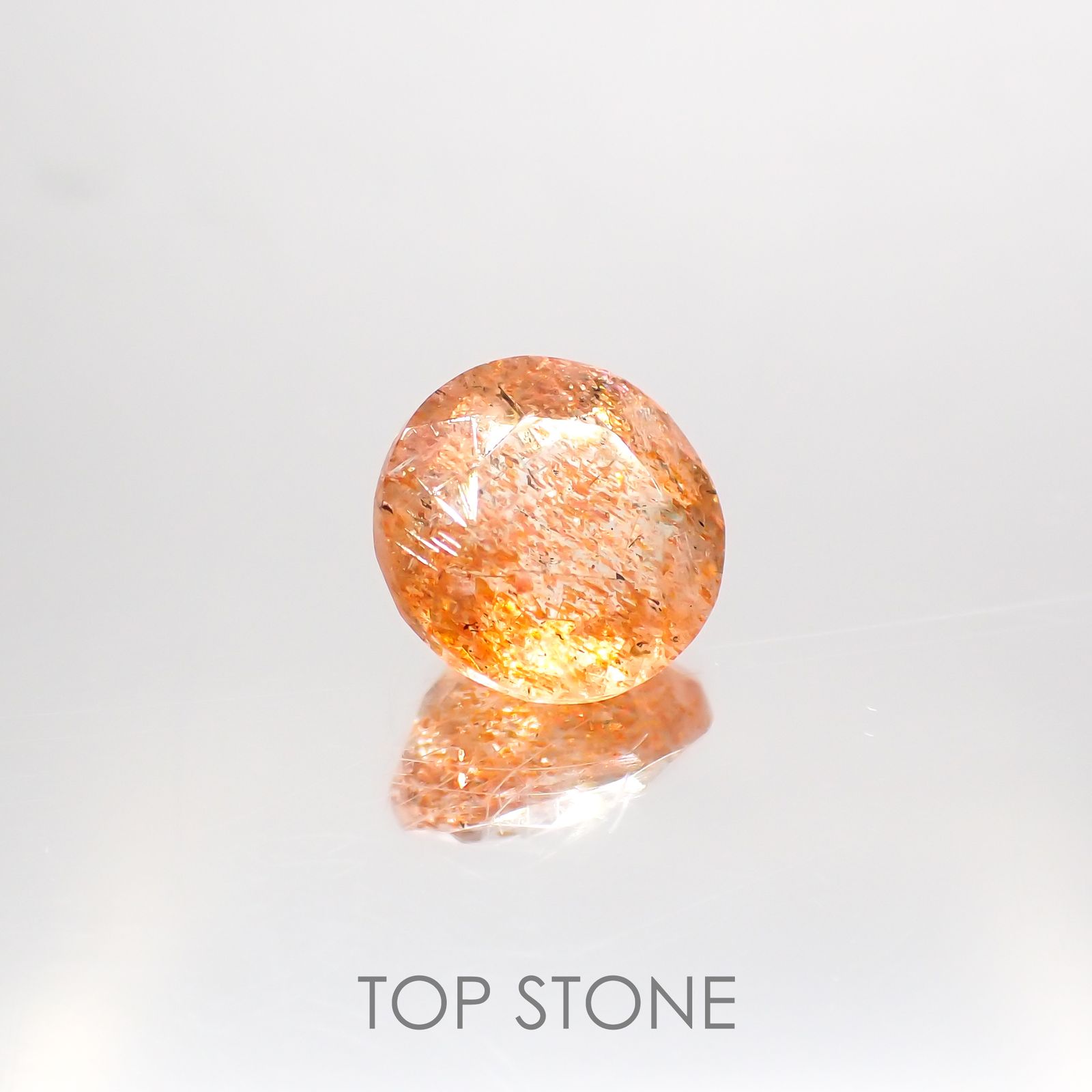 イリュージョンサンストーン インド産 2.61ct[220114208]9x9mm前後