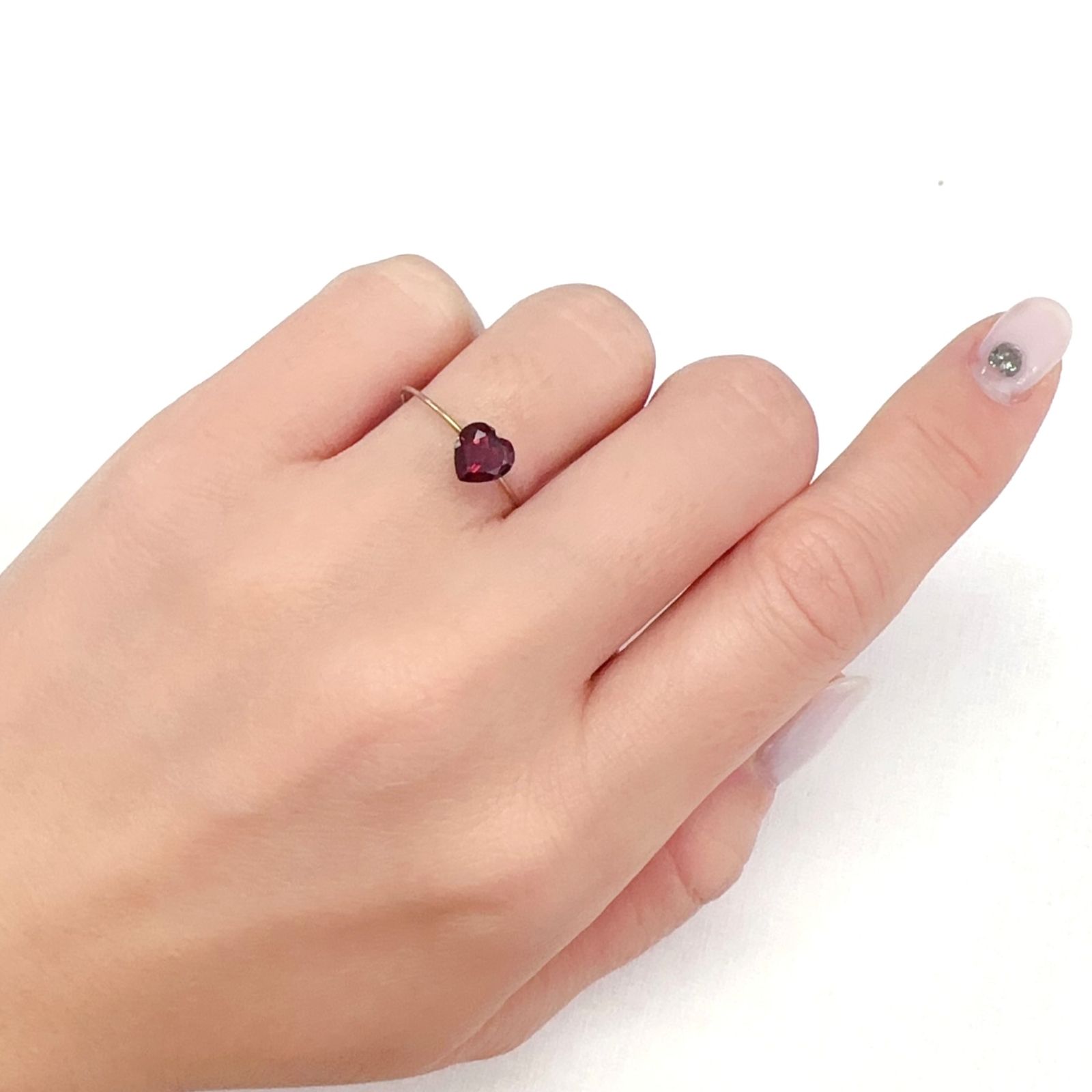パイラルスパイトガーネット モザンビーク産 1.06ct[231224565]6.2x6.1mm前後
