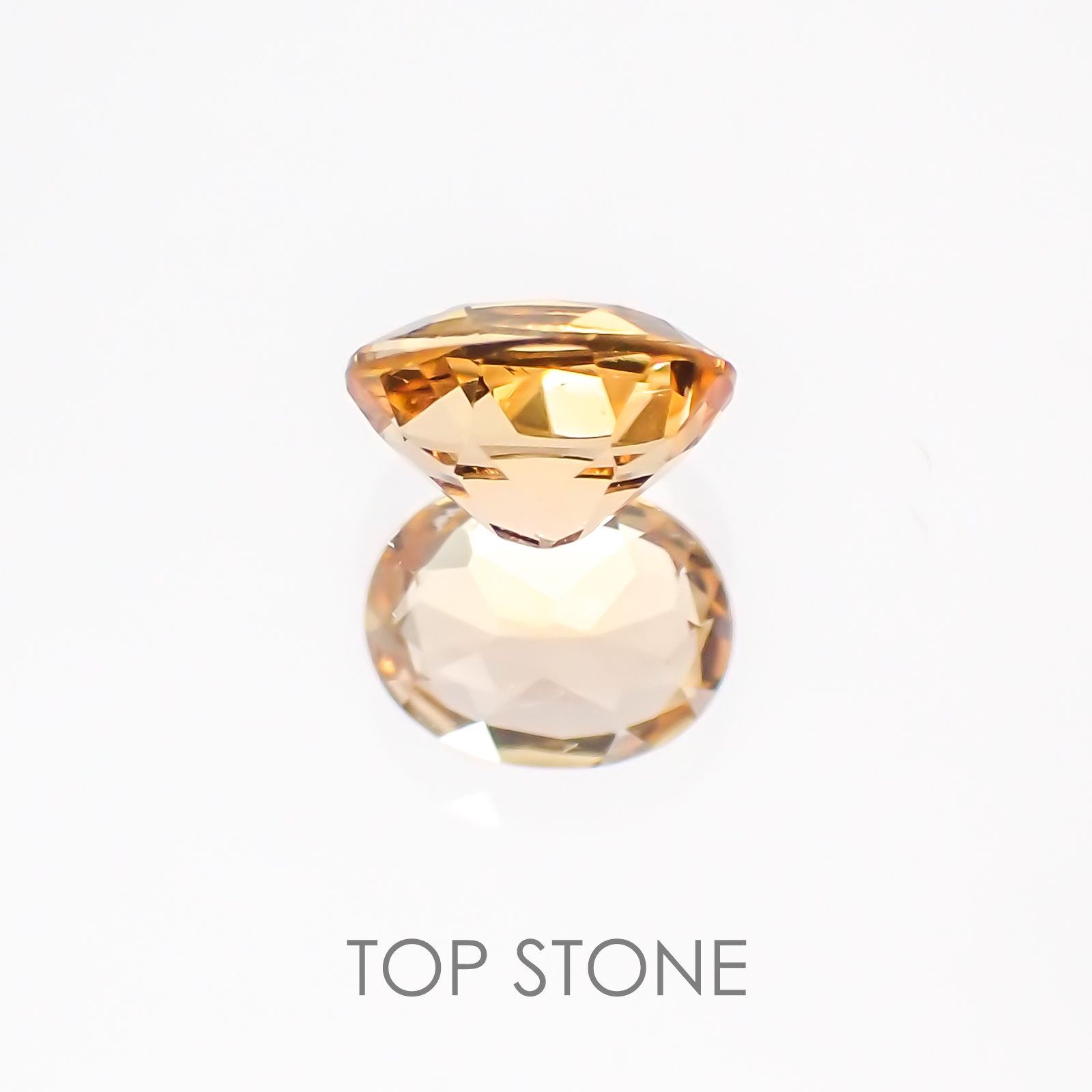 インペリアルトパーズ ブラジル産 ルース 0.31ct[20117854]4.5×3.4mm前後