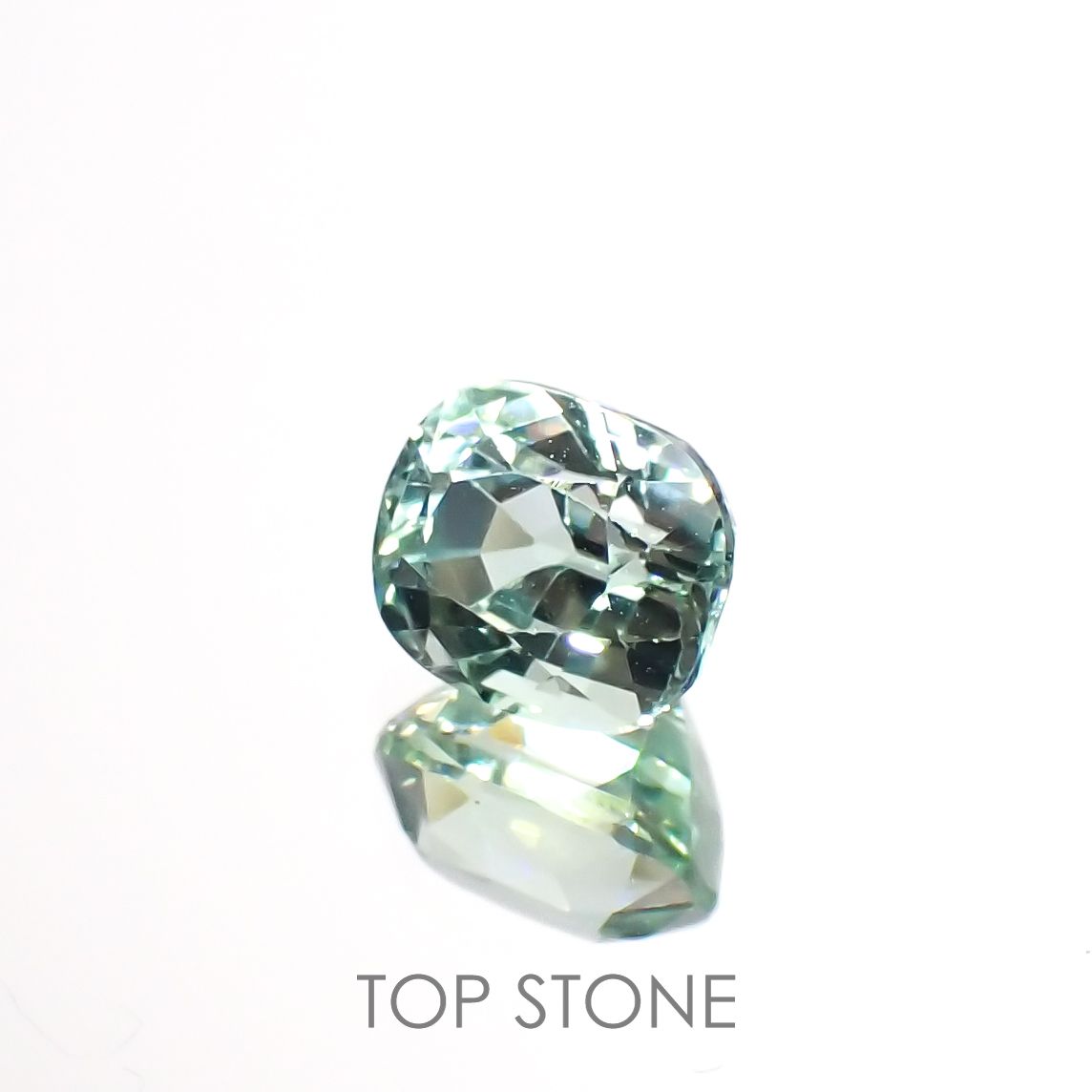 ブルーグリーントルマリン(宝石名トルマリン)アフガニスタン産 0.98ct 識別済[221018341]6.1x5mm前後