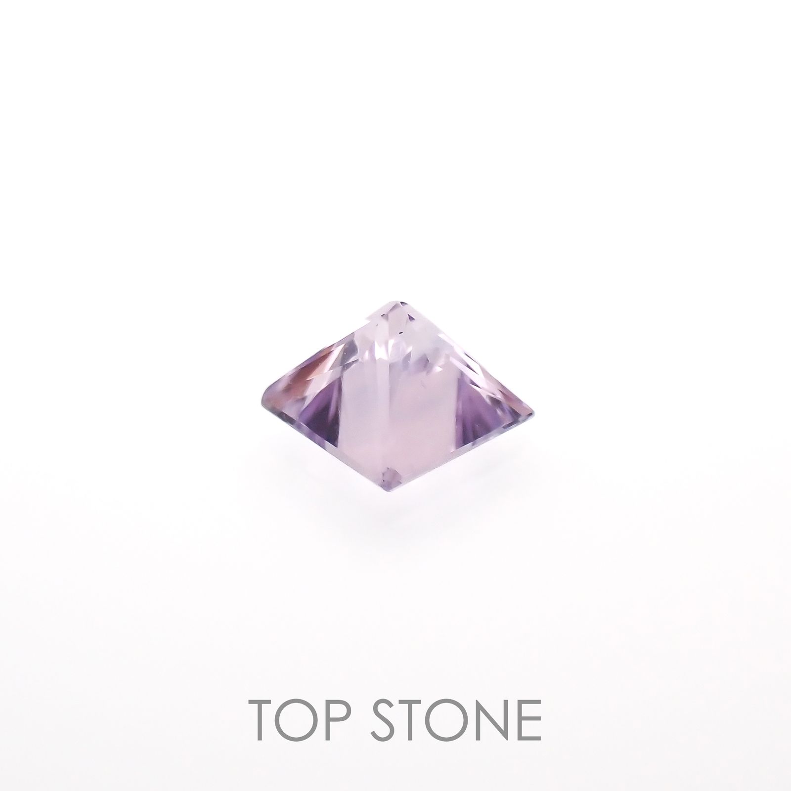 ◇プリンセスカット◇アイスラベンダーサファイア(宝石名サファイア)東アフリカ産 0.23ct 識別済[230120235]3.2x3.2mm前後