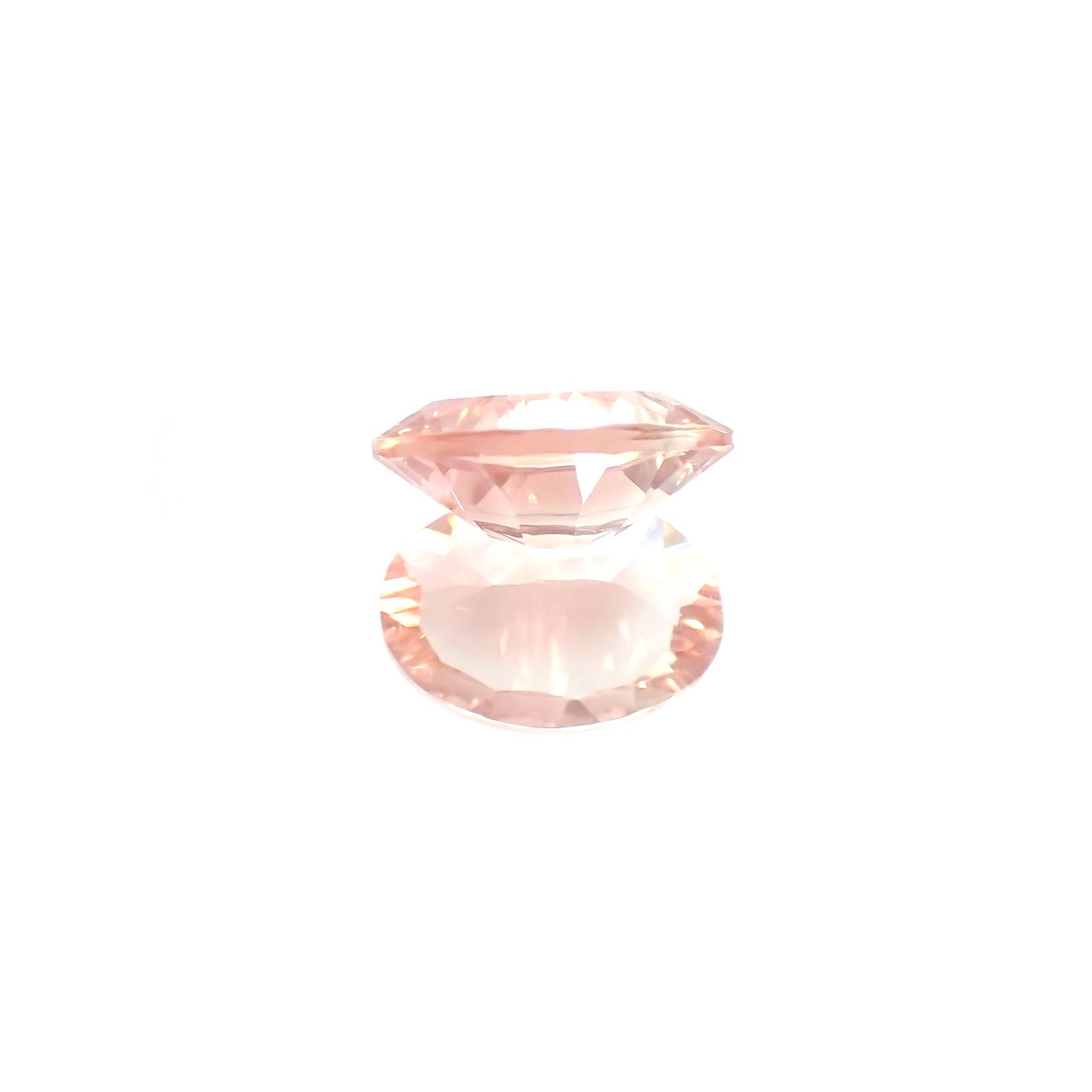 ◇コンケーブカット◇オレゴンサンストーン(宝石名ラブラドライト) アメリカ・オレゴン州産 1.50ct 識別済[210410423]9.5×6.9mm前後