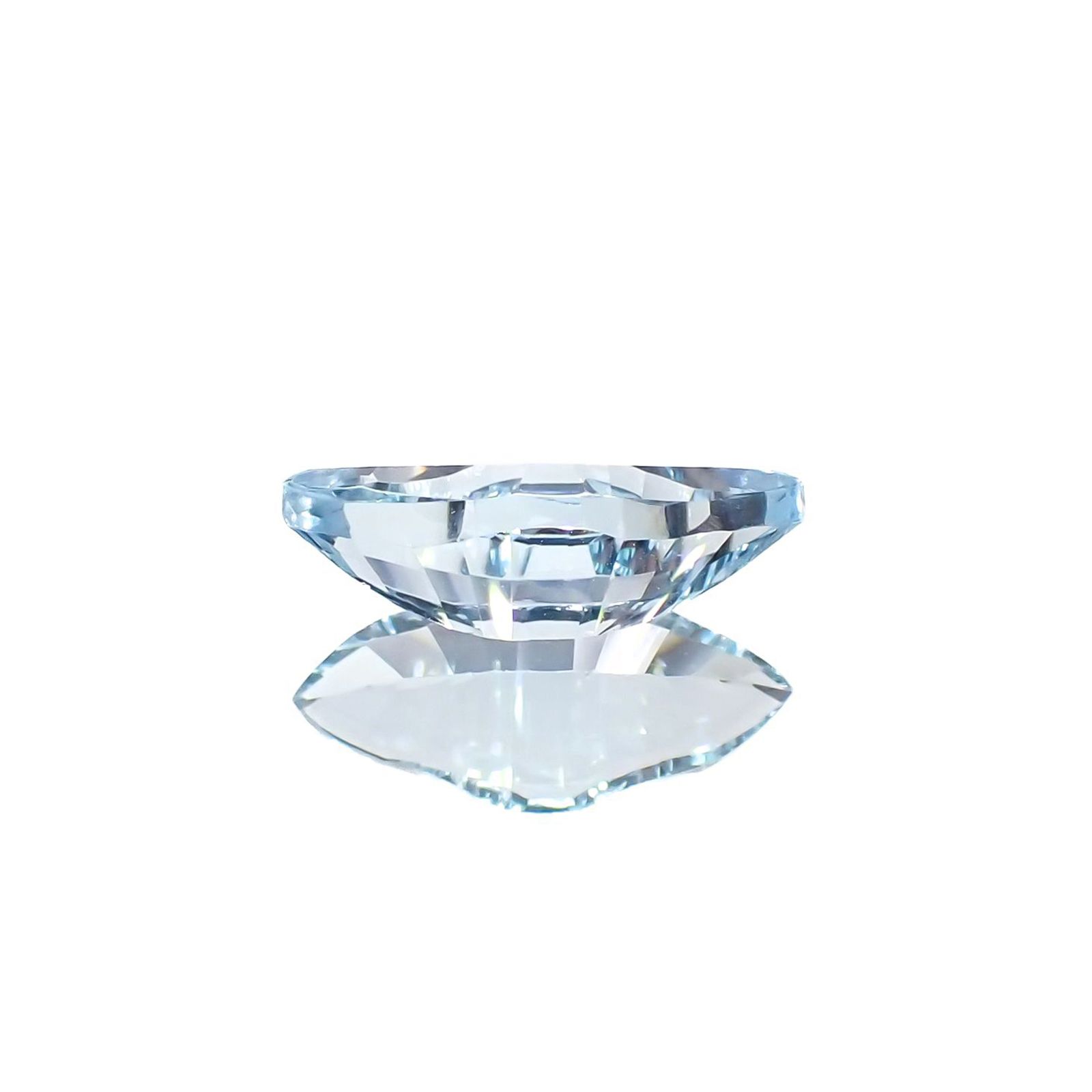 ◇カスタムカット◇ブルートパーズ ブラジル産 3.12ct [251219369]14.2x6.9mm前後