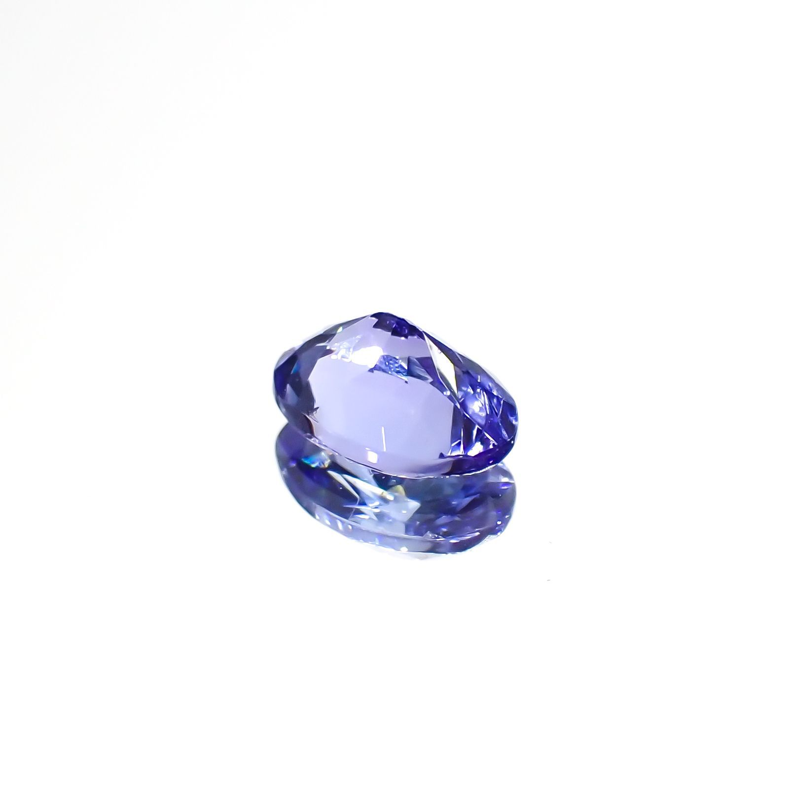 タンザナイト(宝石名タンザナイト)タンザニア産 0.46ct 識別済[230120210]6x4mm前後