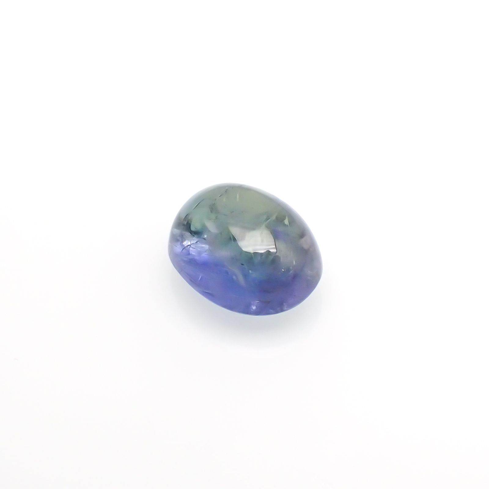 バイカラータンザナイト(宝石名バイカラー・ゾイサイト) タンザニア産 5.33ct 識別済[210912237]11×8.7mm前後