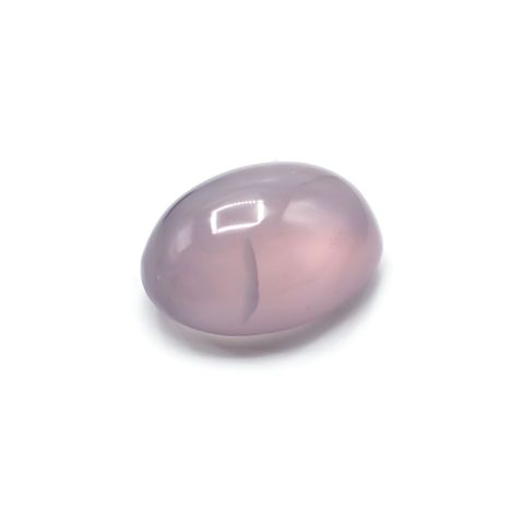 パープルカルセドニー(宝石名カルセドニー)インドネシア産 17.68ct 識別済[231124177]18.8x14.3mm前後