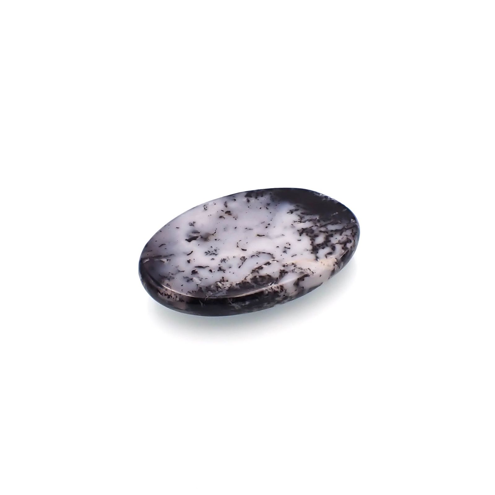 デンドリチックオパール ブラジル産 48.91ct[230722768]37.1x23.4mm前後