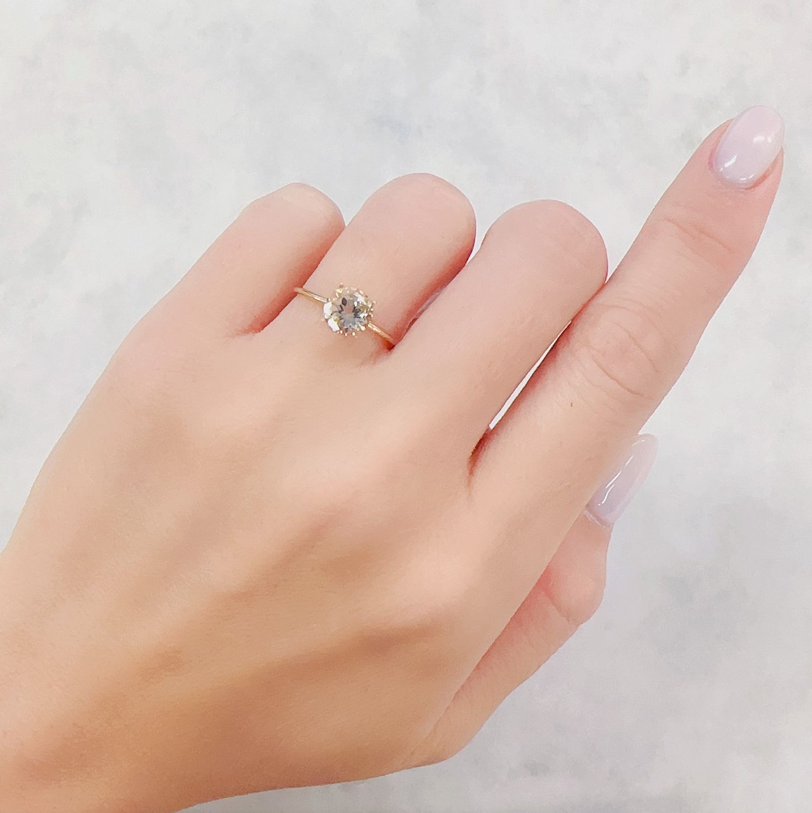 イエロースキャポライト フルオレッセンス(宝石名スキャポライト)タンザニア産 1.16ct 識別済[230722654]6.8x6.8mm前後