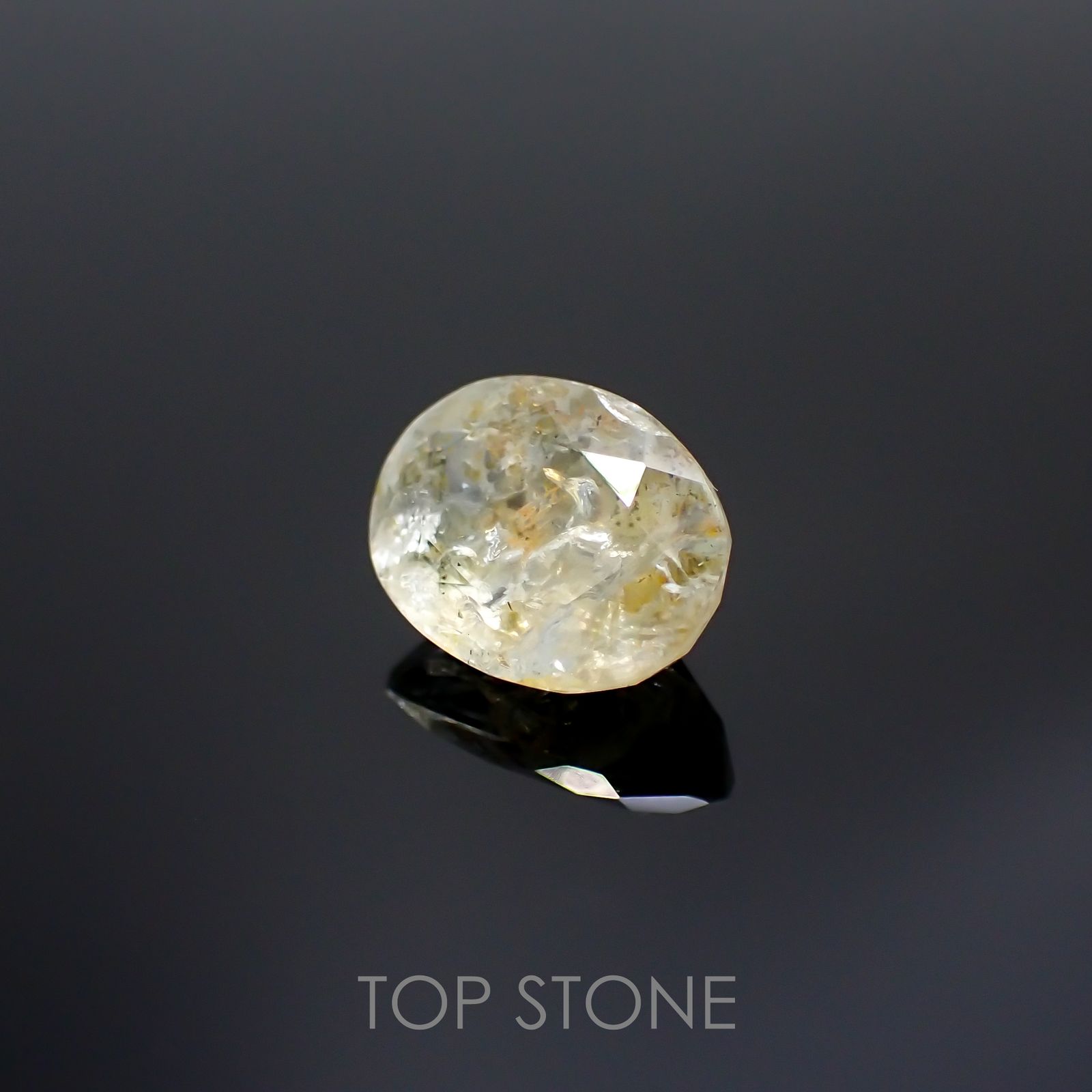 オーロラアクアマリン ブラジル産 2.30ct[220114397]9.9x7.5mm前後