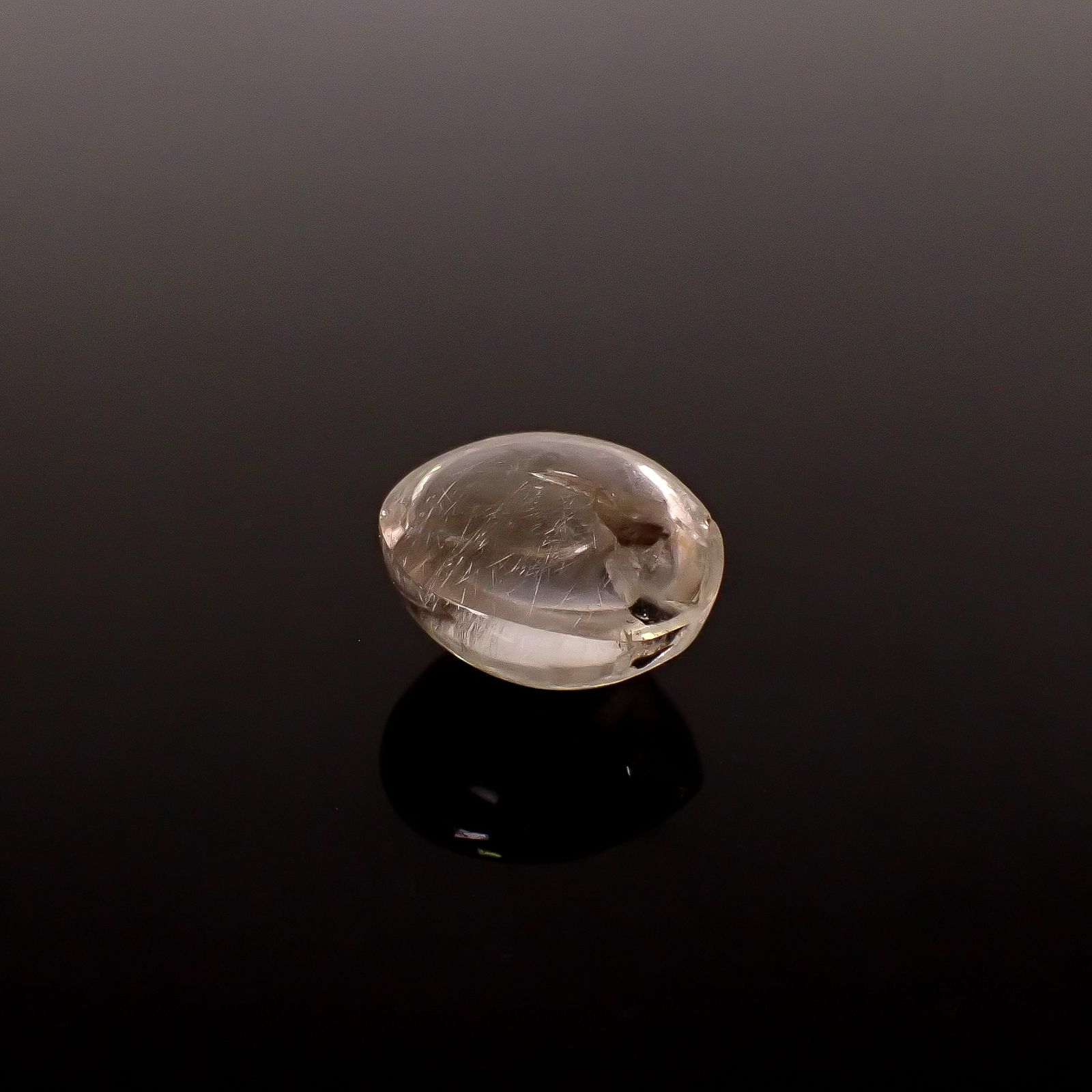 プラチナクォーツ ブラジル産 29.48ct / 19.9x18.7mm前後 [260131612]