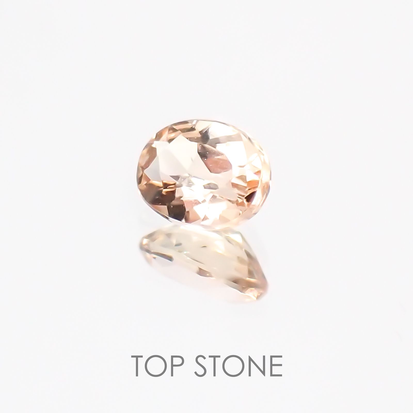 インペリアルトパーズ ブラジル産 ルース 0.24ct[20117855]4.3×3.3mm前後