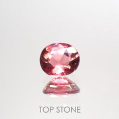 ローズピンクトルマリン(宝石名ピンク・トルマリン)ブラジル/アフリカ産 0.46ct 識別済[220114853]5.3x4.5mm前後