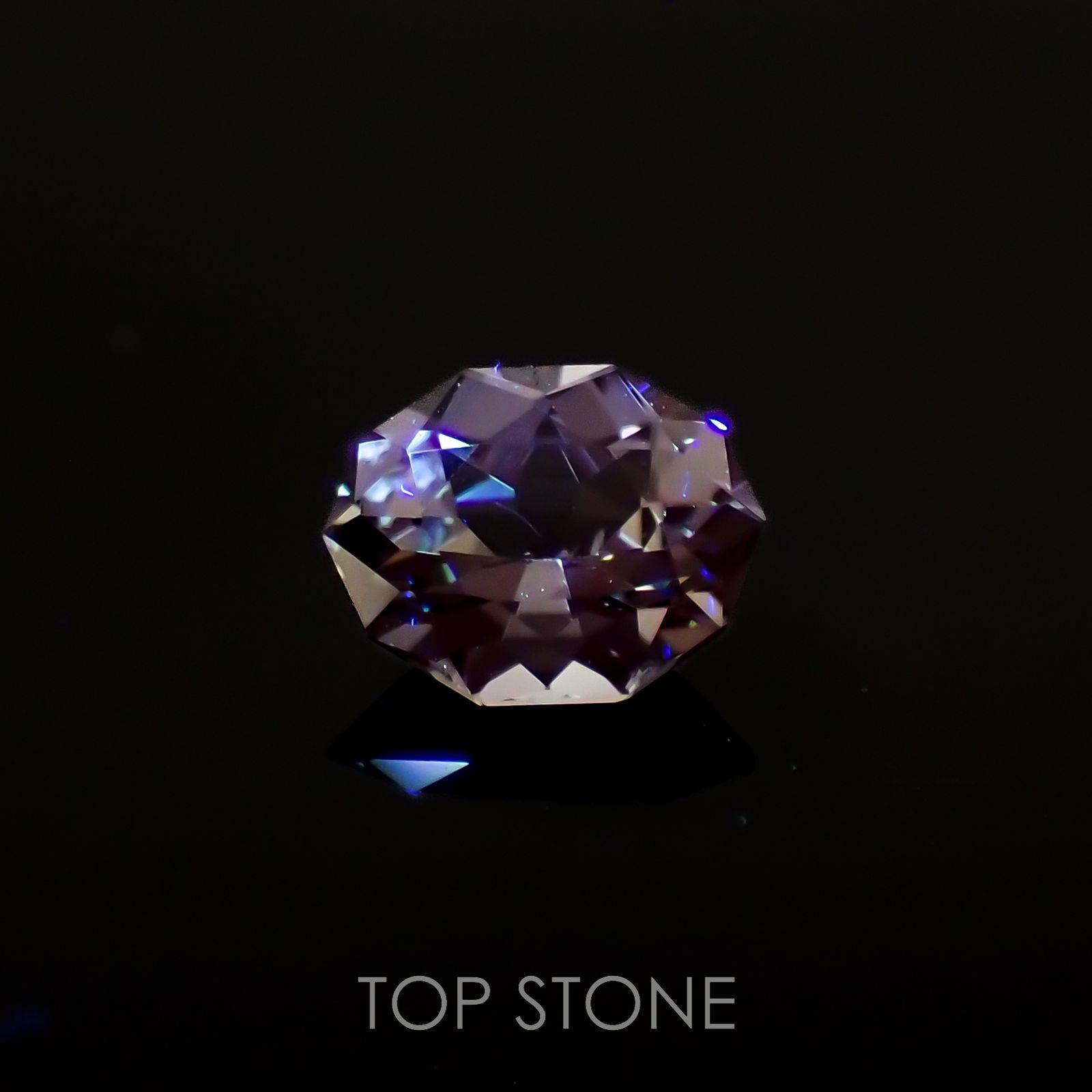 ◇カスタムカット◇バイカラーサファイア オーストラリア産 0.67ct[220817496]6.1x4.7mm前後
