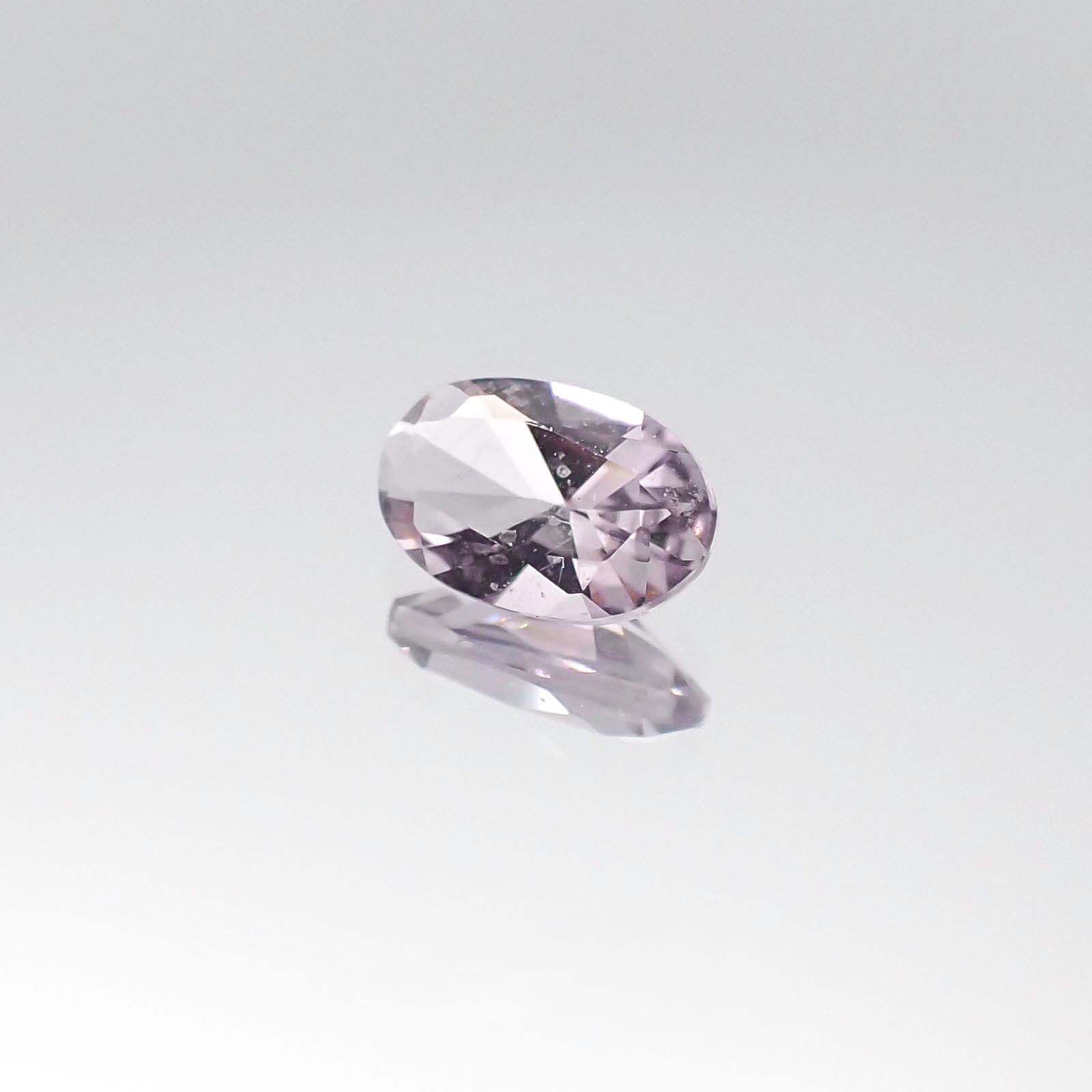 マリアライト(宝石名パープル・スキャポライト)タンザニア産 0.46ct 識別済[230722927]6.7x4.3mm前後