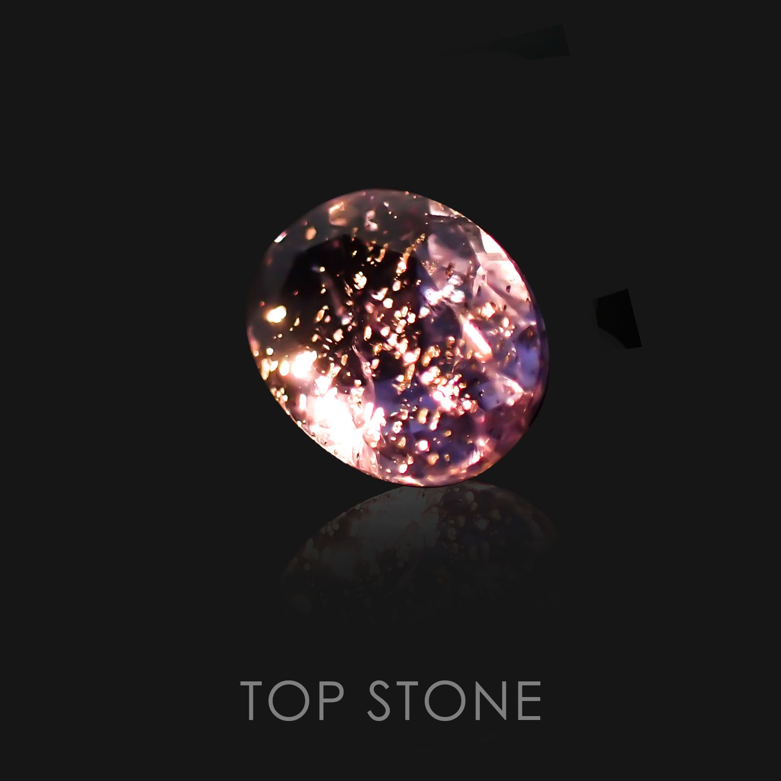 アイオライトサンストーン インド・ブラジル産 ルース 0.75ct[20128412]8×5.6mm前後