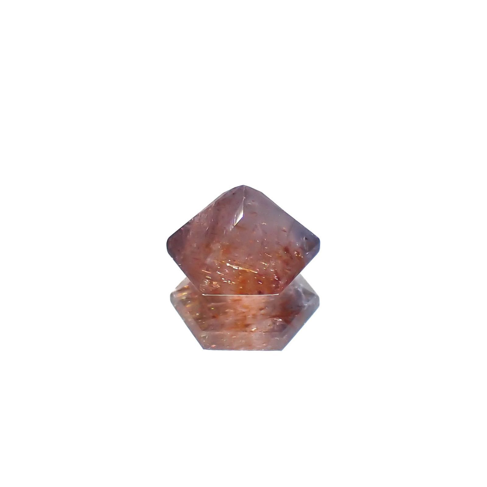 ◇ヘキサゴンカット◇ブラッドショットアイオライト インド産 0.94ct[230320939]6.1x6mm前後