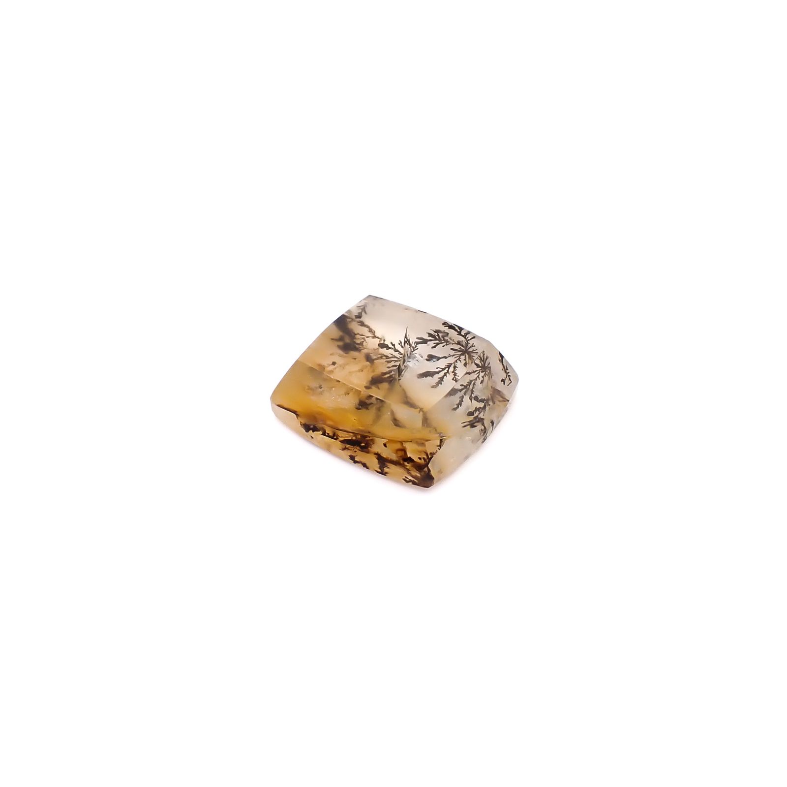 デンドリチッククォーツ ブラジル産 6.35ct / 12.5x11.3mm前後 [260832742]