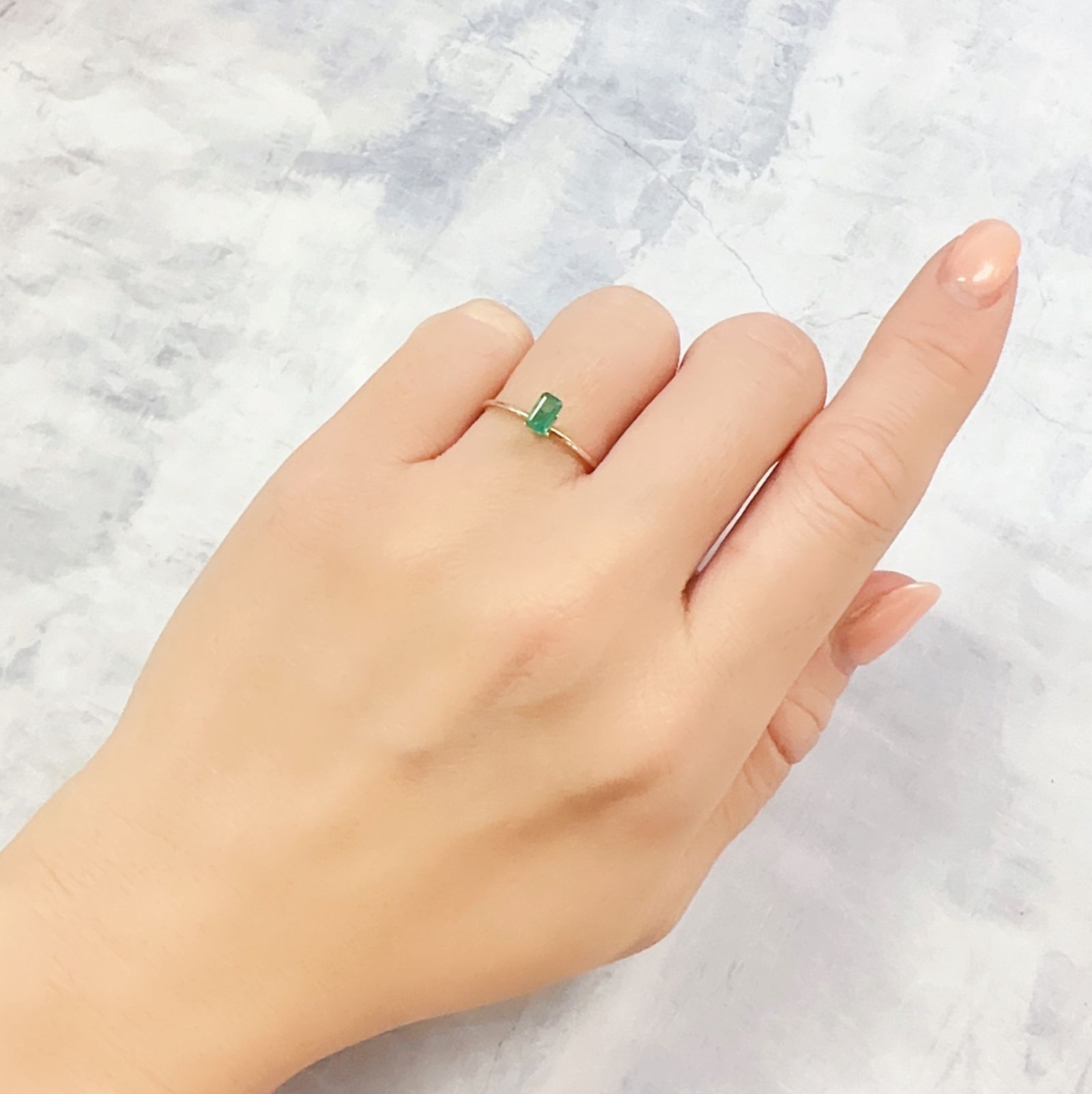 エメラルド ザンビア産 0.30ct[230120261]4.9x3mm前後