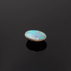 ボルダーオパール 原石磨き オーストラリア産 0.58ct[231225147]6.5x4.9mm前後