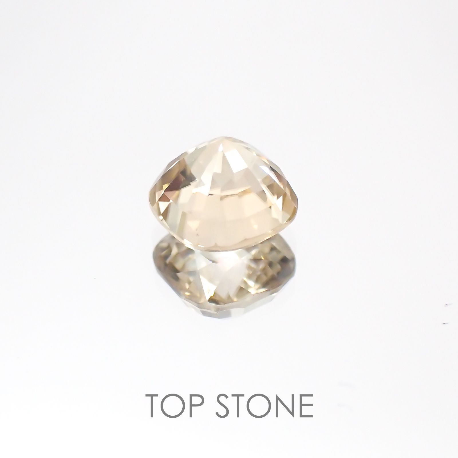 イエロージルコン スリランカ・カンボジア産 ルース 1.95ct[21038240]6.3×6.3mm前後