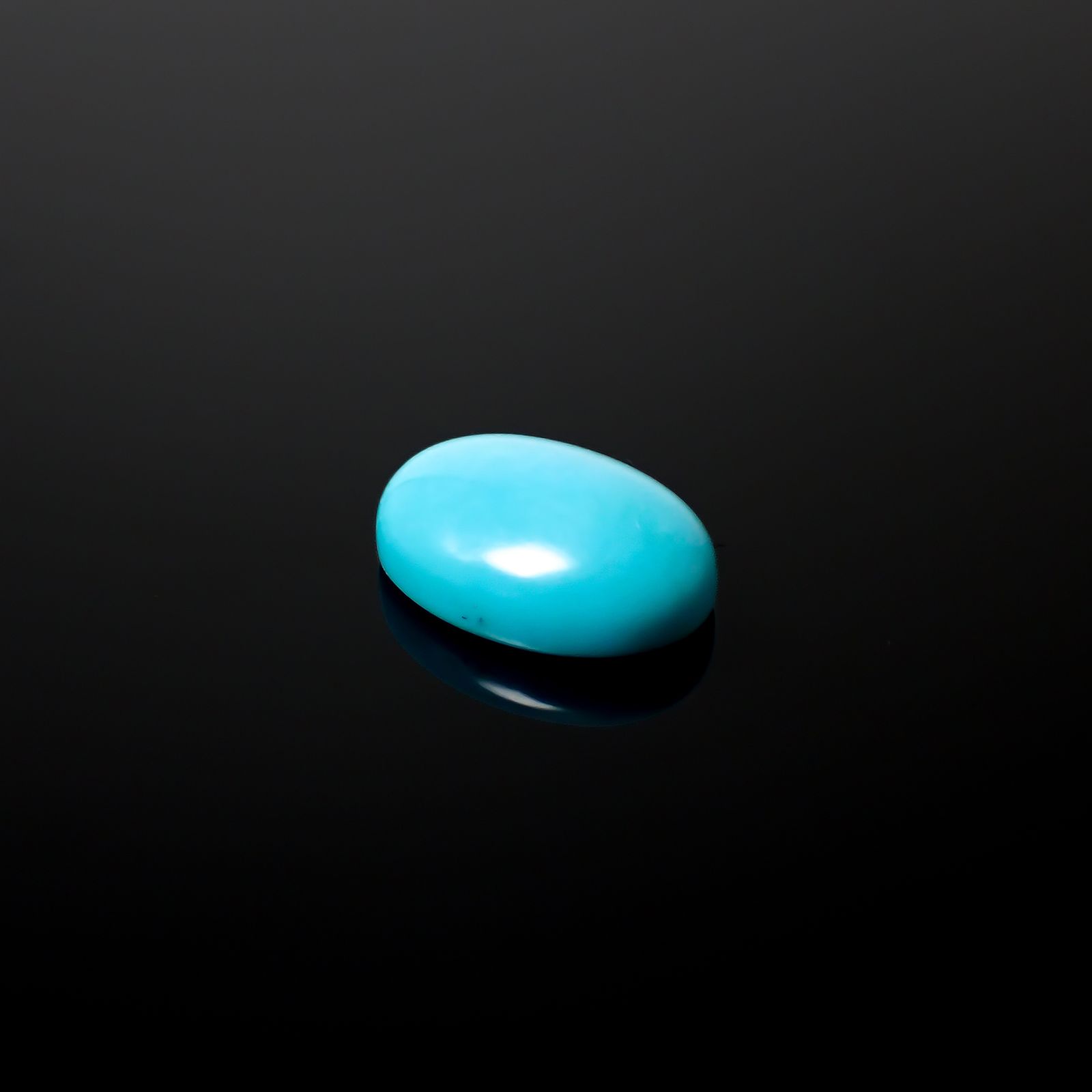 ターコイズ アメリカ・アリゾナ州キングマン産 4.24ct[240627862]14x10.2mm前後