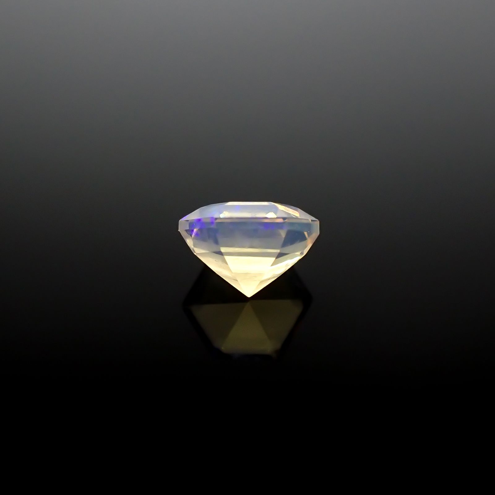 ◇ヘキサゴンカット◇エチオピアオパール エチオピア産 0.17ct[240226211]4x3.8mm前後