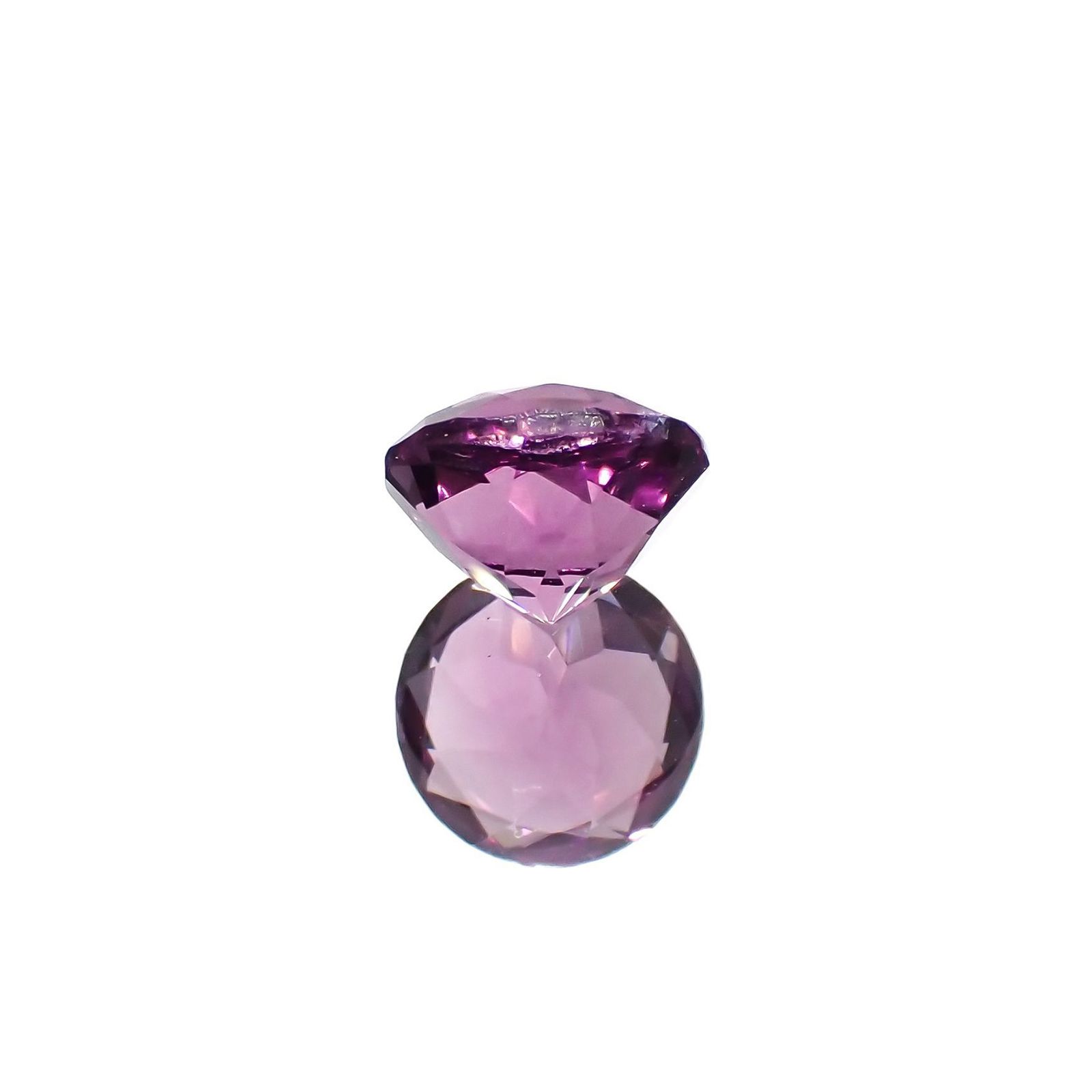 ピンクパープルフローライト 中国産 1.60ct / 7.1x7.1mm前後 [221018445]