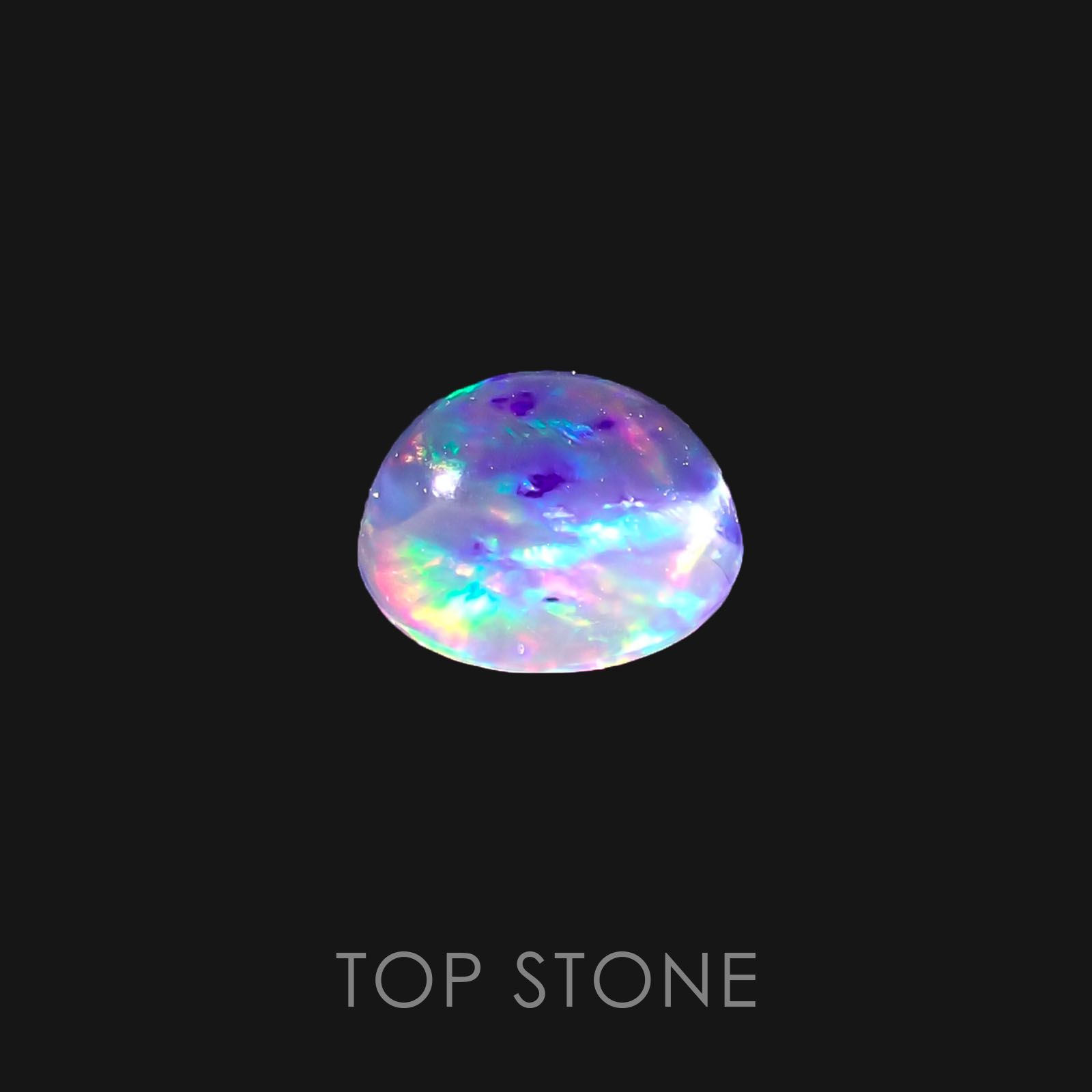ウォーターオパール メキシコ産 ルース 0.71ct[20106721]6.4×5.9mm前後