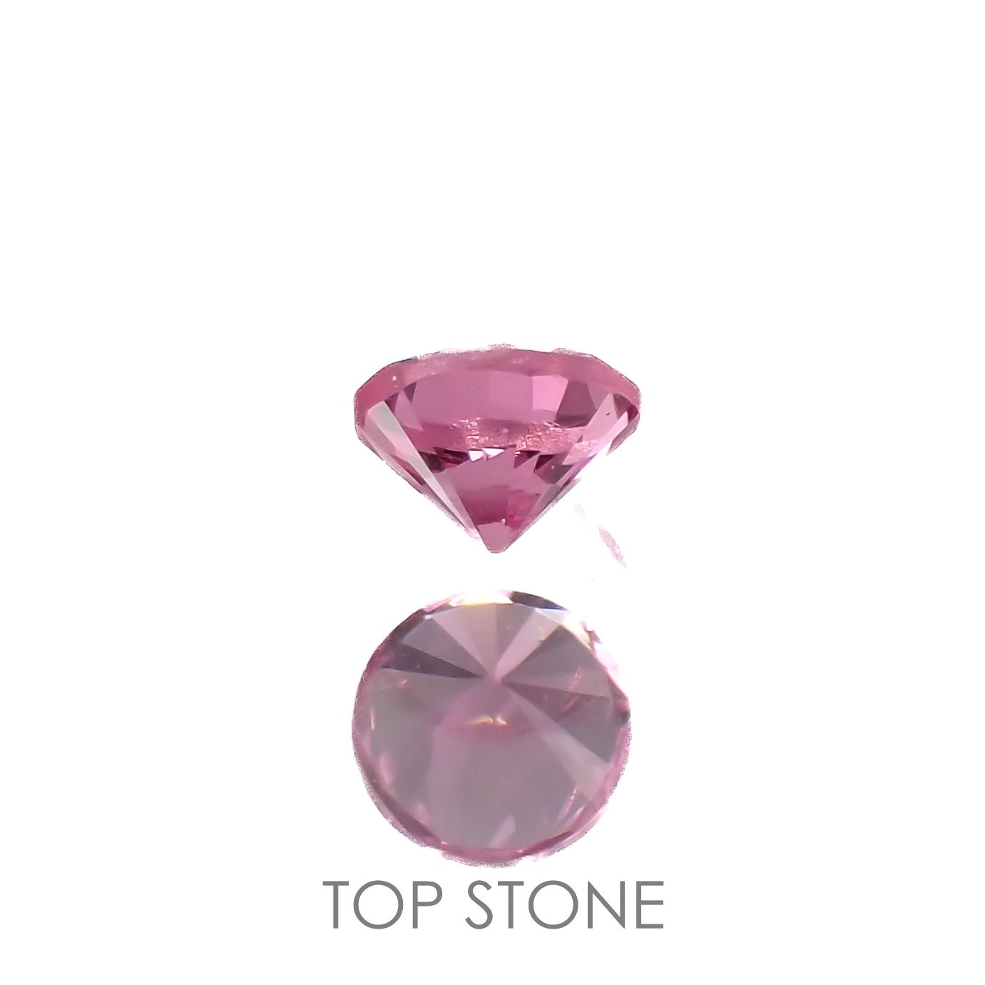 ホットピンクスピネル(宝石名ピンク・スピネル)タンザニア産 0.093ct 識別済[220616600]2.8x2.8mm前後
